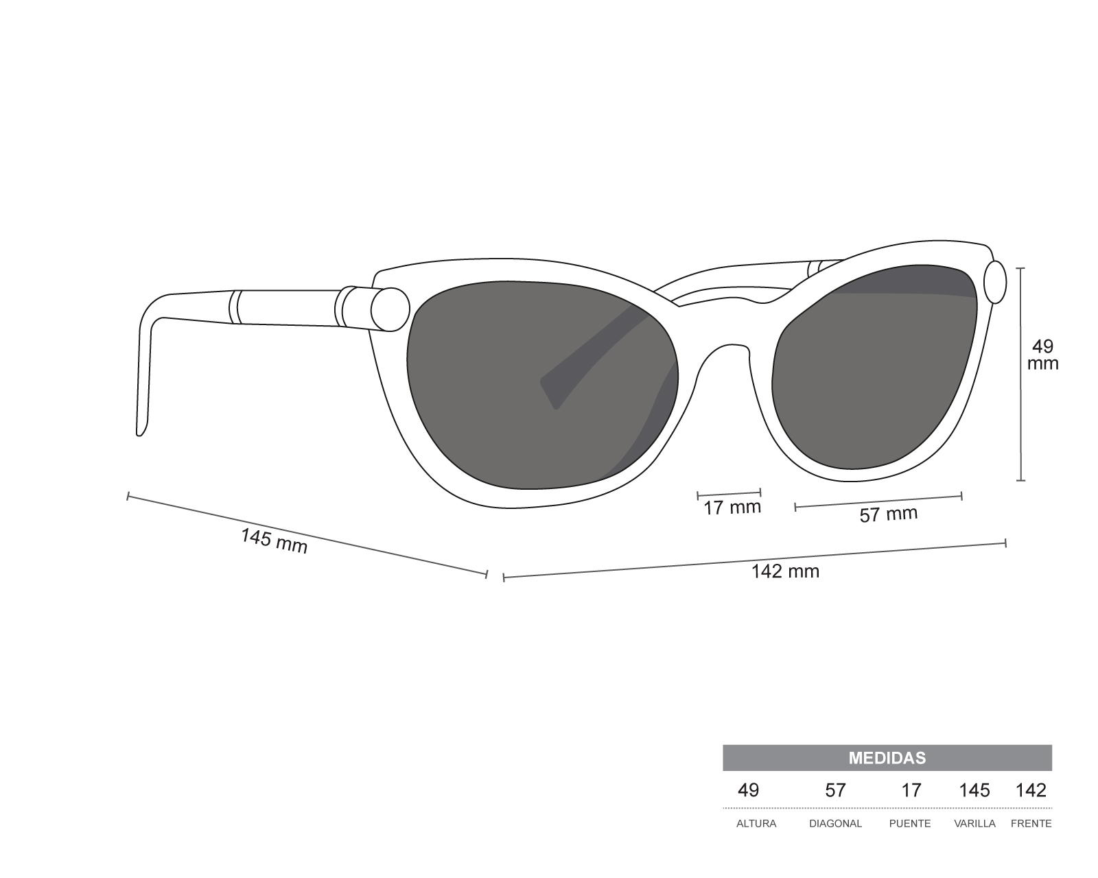 Foto 8 pulgar | Foto 7 | Lentes de Sol para Mujer Coach Wayfarer Café