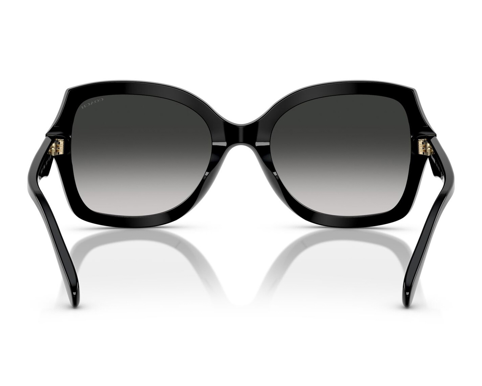 Foto 4 pulgar | Foto 3 | Lentes de Sol para Mujer Coach Cuadrados Negro