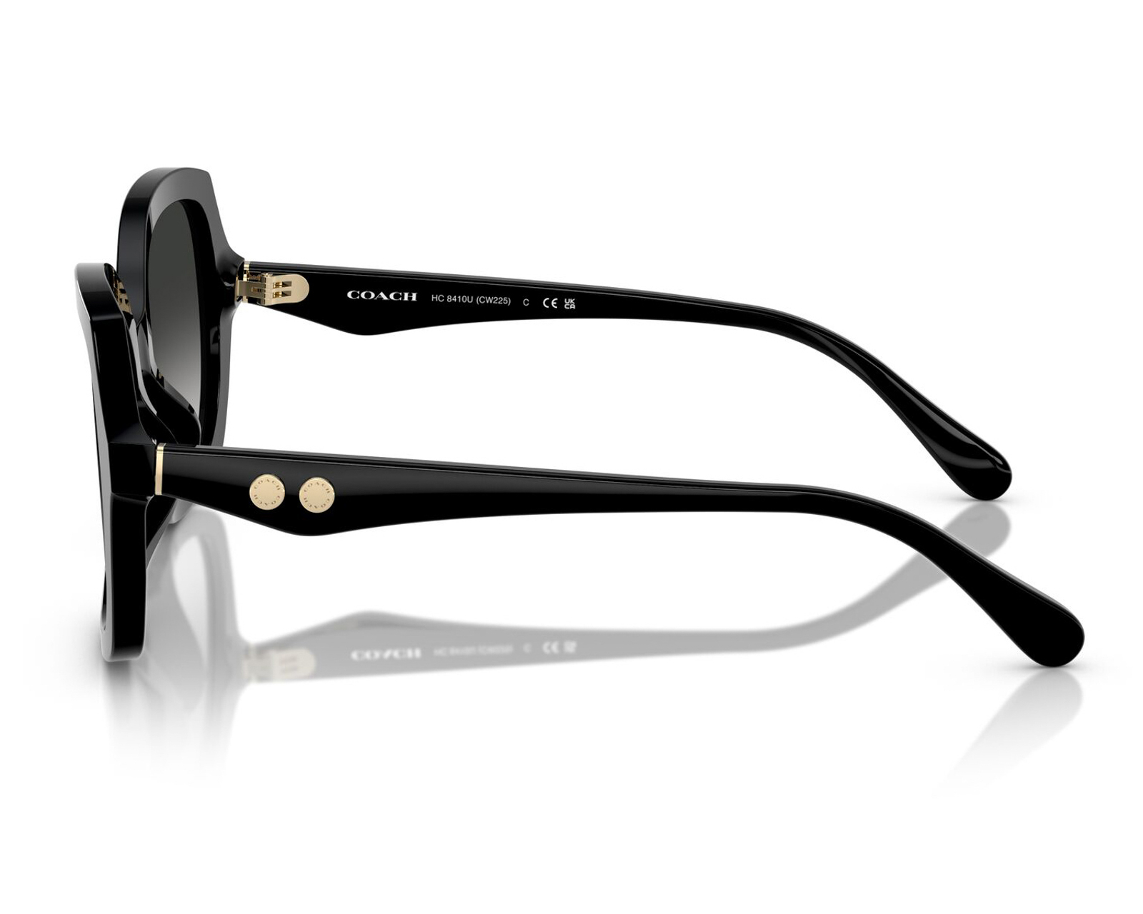 Foto 5 pulgar | Foto 4 | Lentes de Sol para Mujer Coach Cuadrados Negro