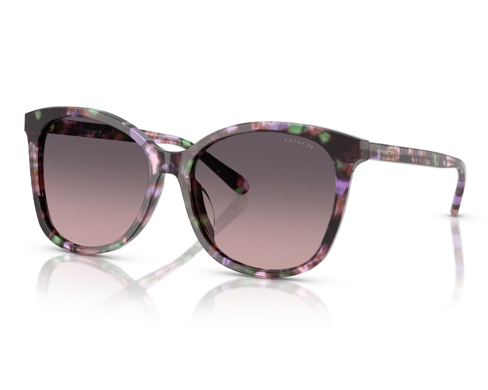 Lentes de Sol para Mujer Coach Redondos Morados