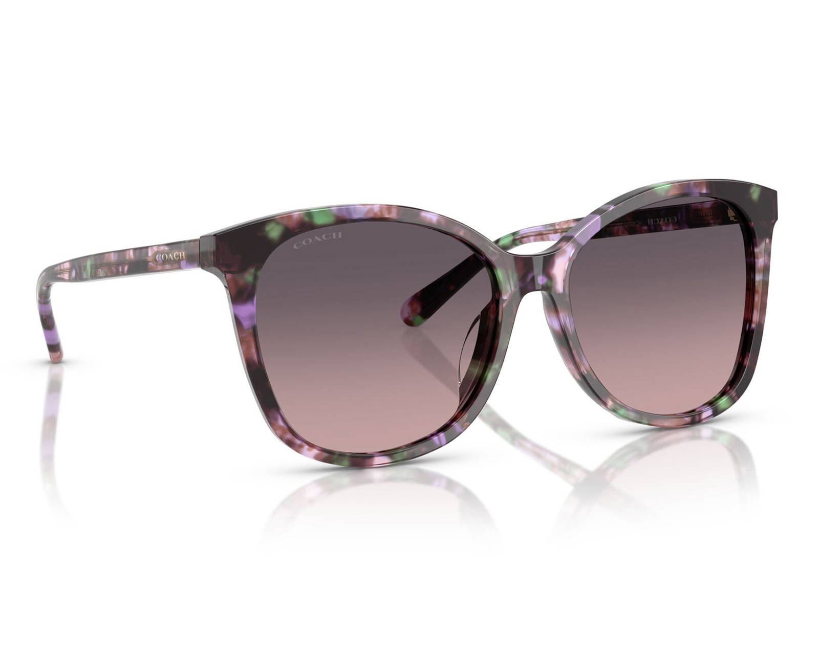 Foto 2 pulgar | Foto 1 | Lentes de Sol para Mujer Coach Redondos 0HC8271U 584346 Morados