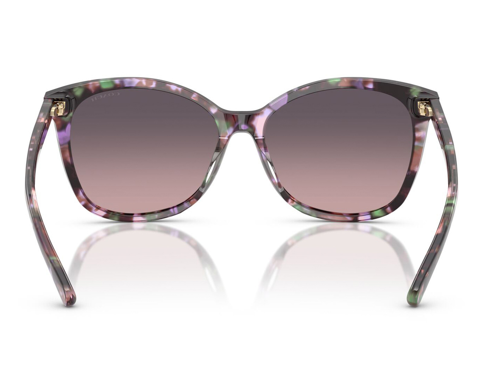 Foto 4 pulgar | Foto 3 | Lentes de Sol para Mujer Coach Redondos Morados