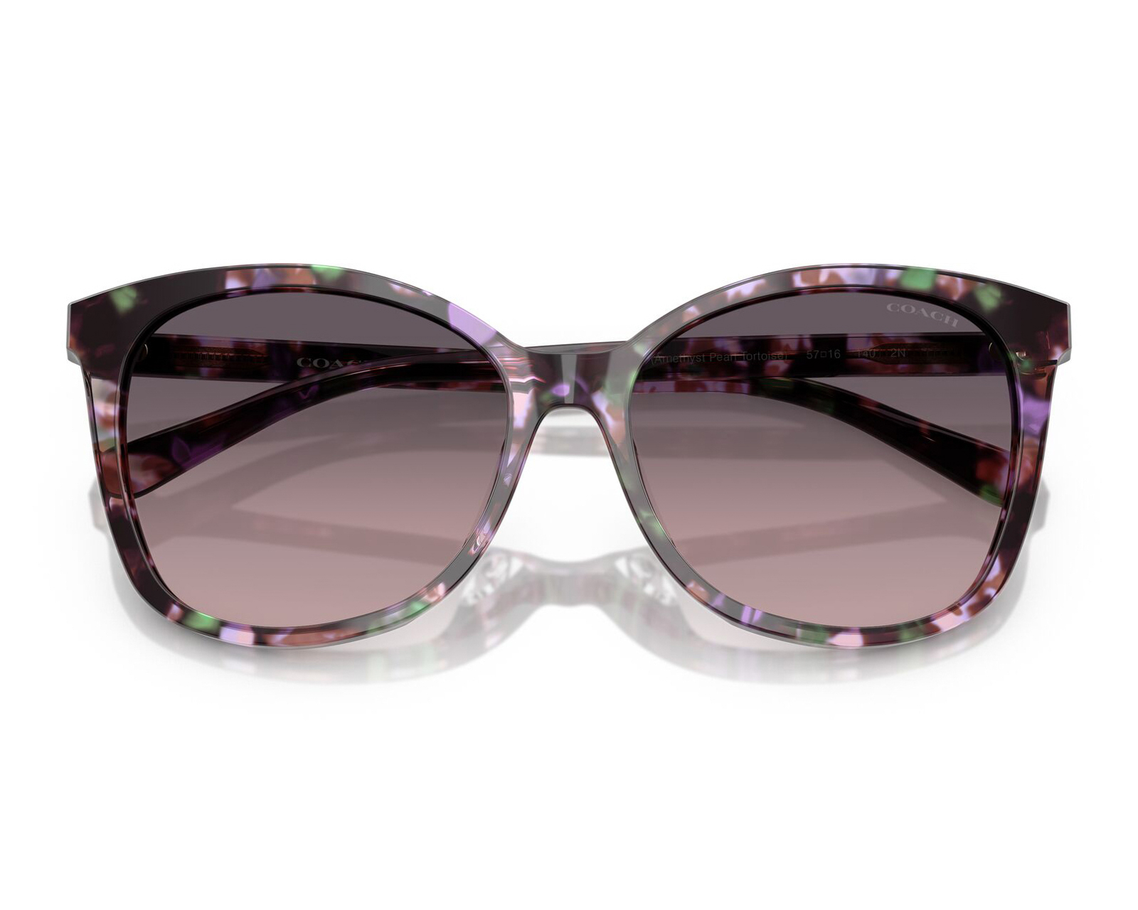 Foto 6 pulgar | Foto 5 | Lentes de Sol para Mujer Coach Redondos Morados