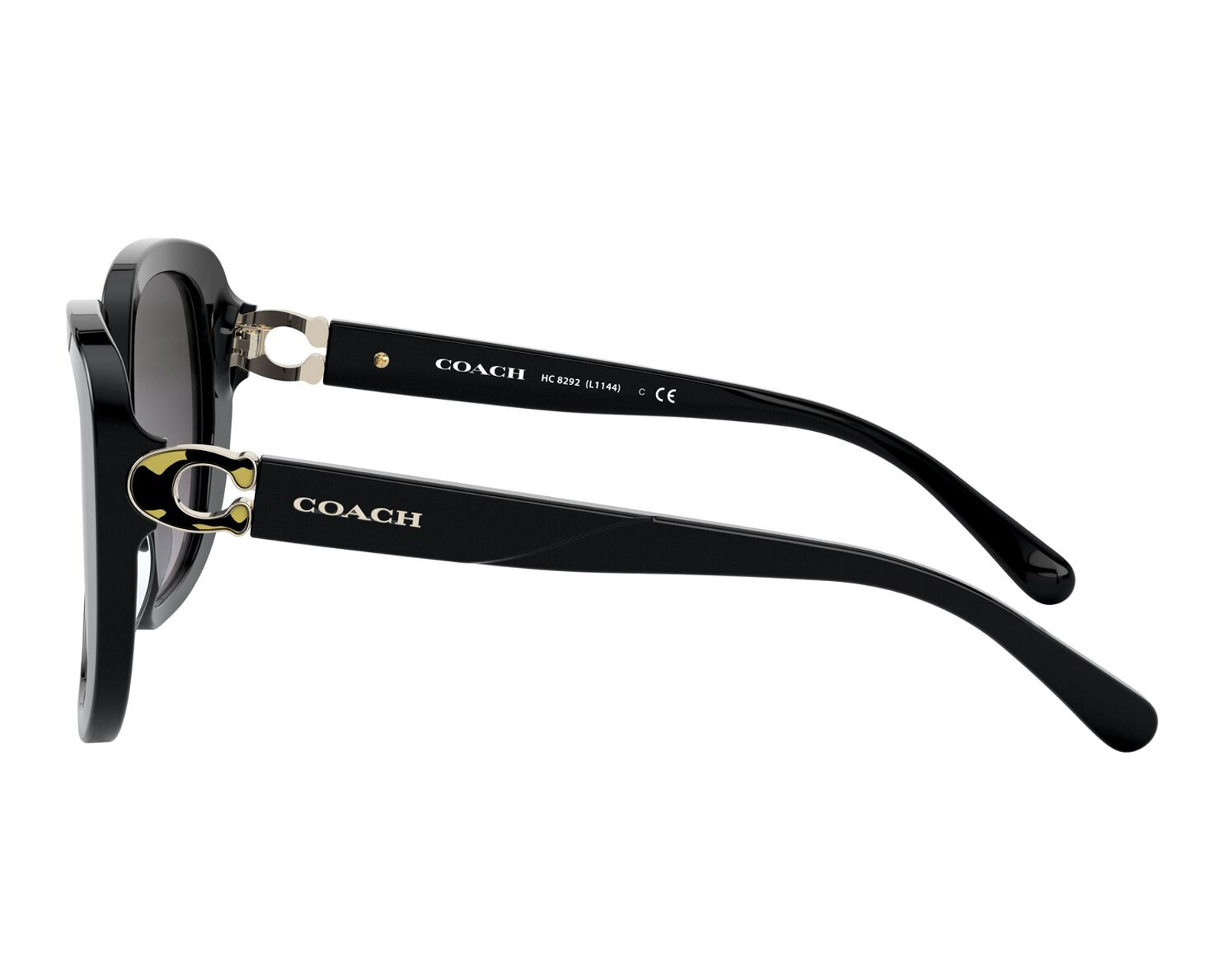 Foto 5 pulgar | Foto 4 | Lentes de Sol para Mujer Coach Redondos Negro