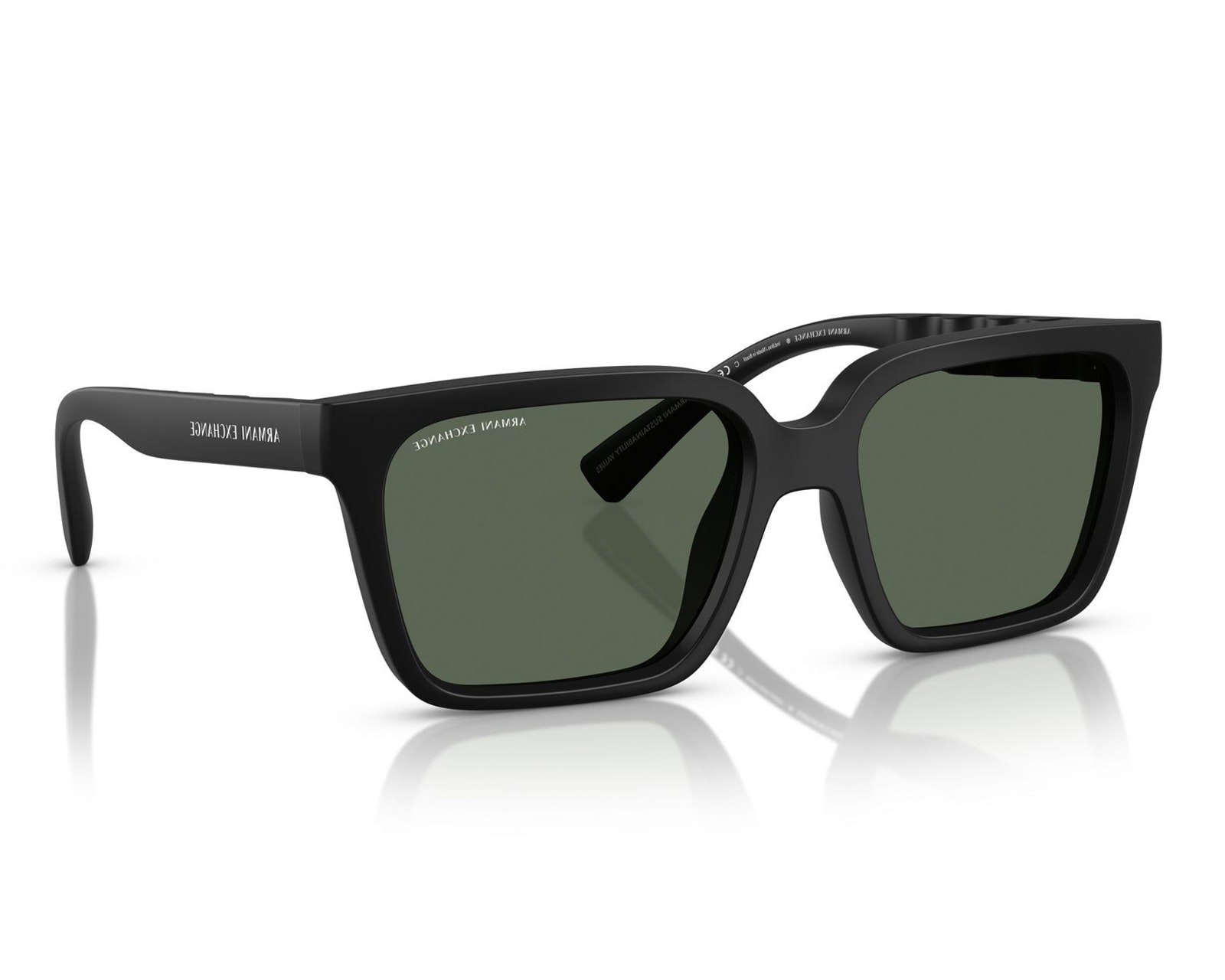 Lentes de Sol para Hombre Armani Exchange Cuadrados 0AX4147S 807871 Negro