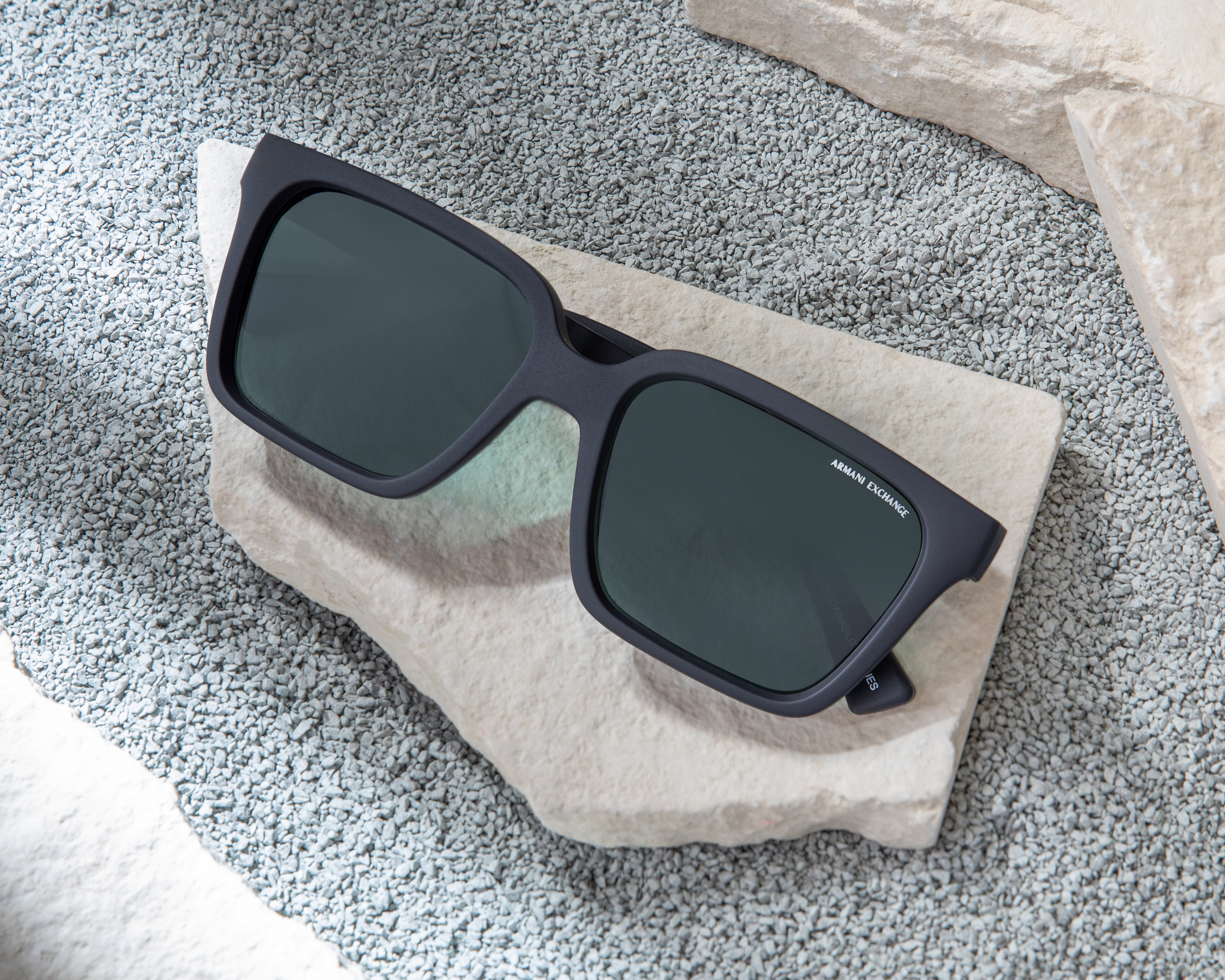 Foto 6 | Foto 6 | Lentes de Sol para Hombre Armani Exchange Cuadrados Negro
