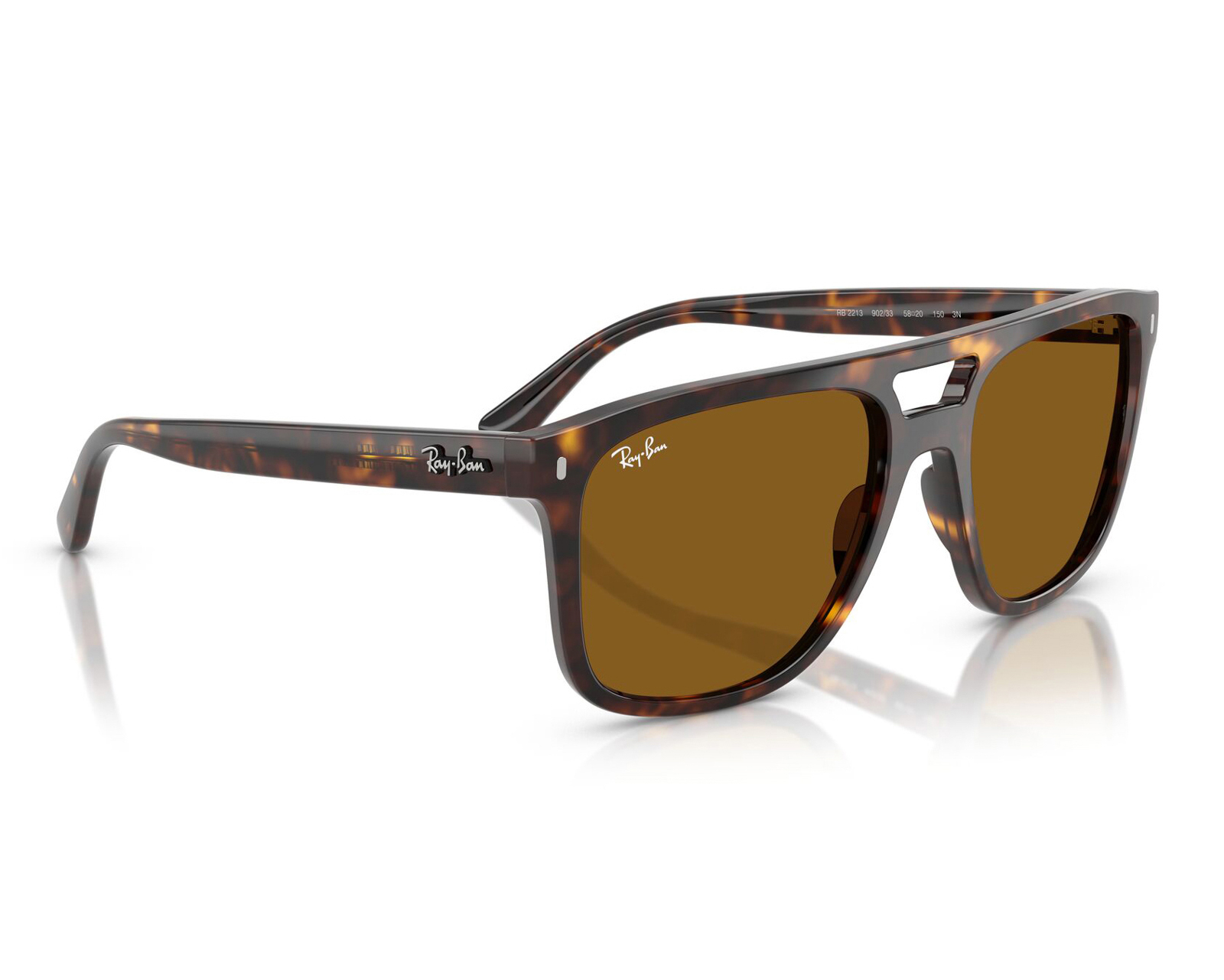 Foto 2 pulgar | Foto 1 | Lentes de Sol Unisex Ray-Ban Cuadrados Havana