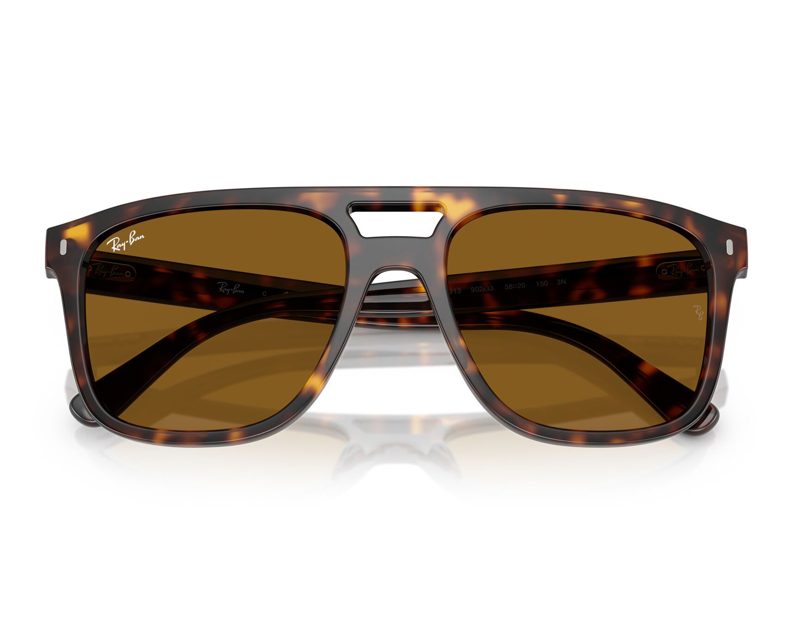 Foto 6 pulgar | Foto 5 | Lentes de Sol Unisex Ray-Ban Cuadrados Havana