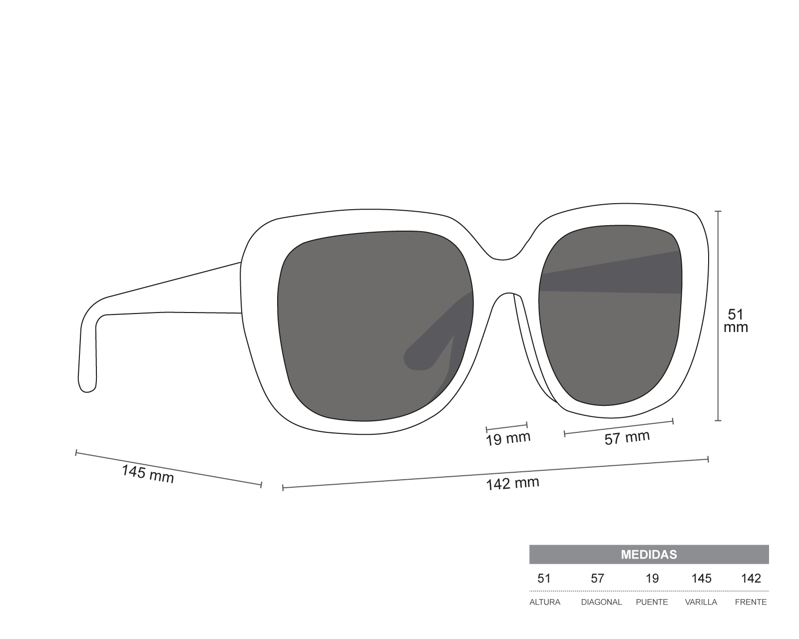 Foto 8 pulgar | Foto 7 | Lentes de Sol para Mujer Dolce & Gabbana Cuadrados Café