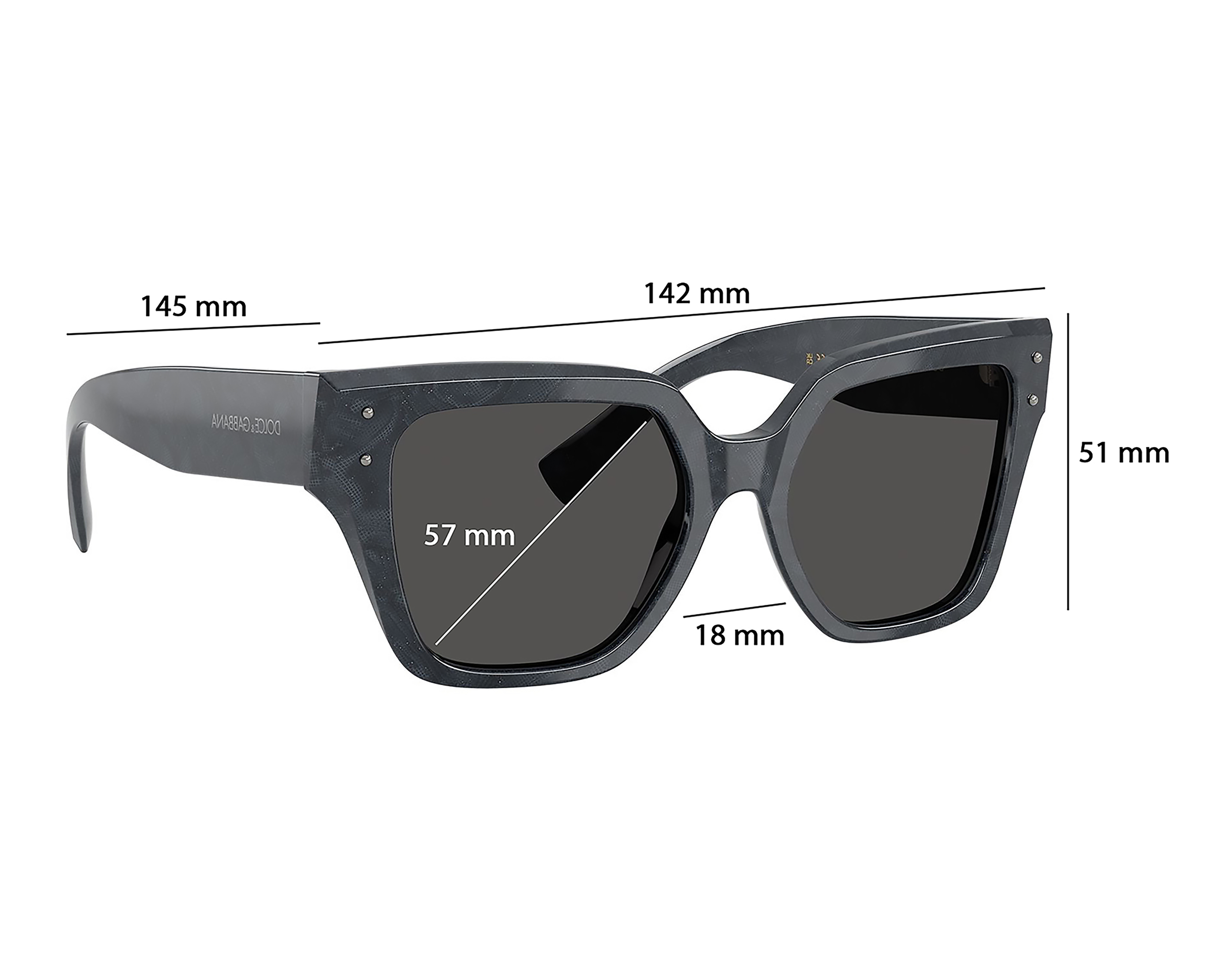 Foto 7 | Foto 7 | Lentes de Sol Dolce & Gabbana Cuadrados Negros