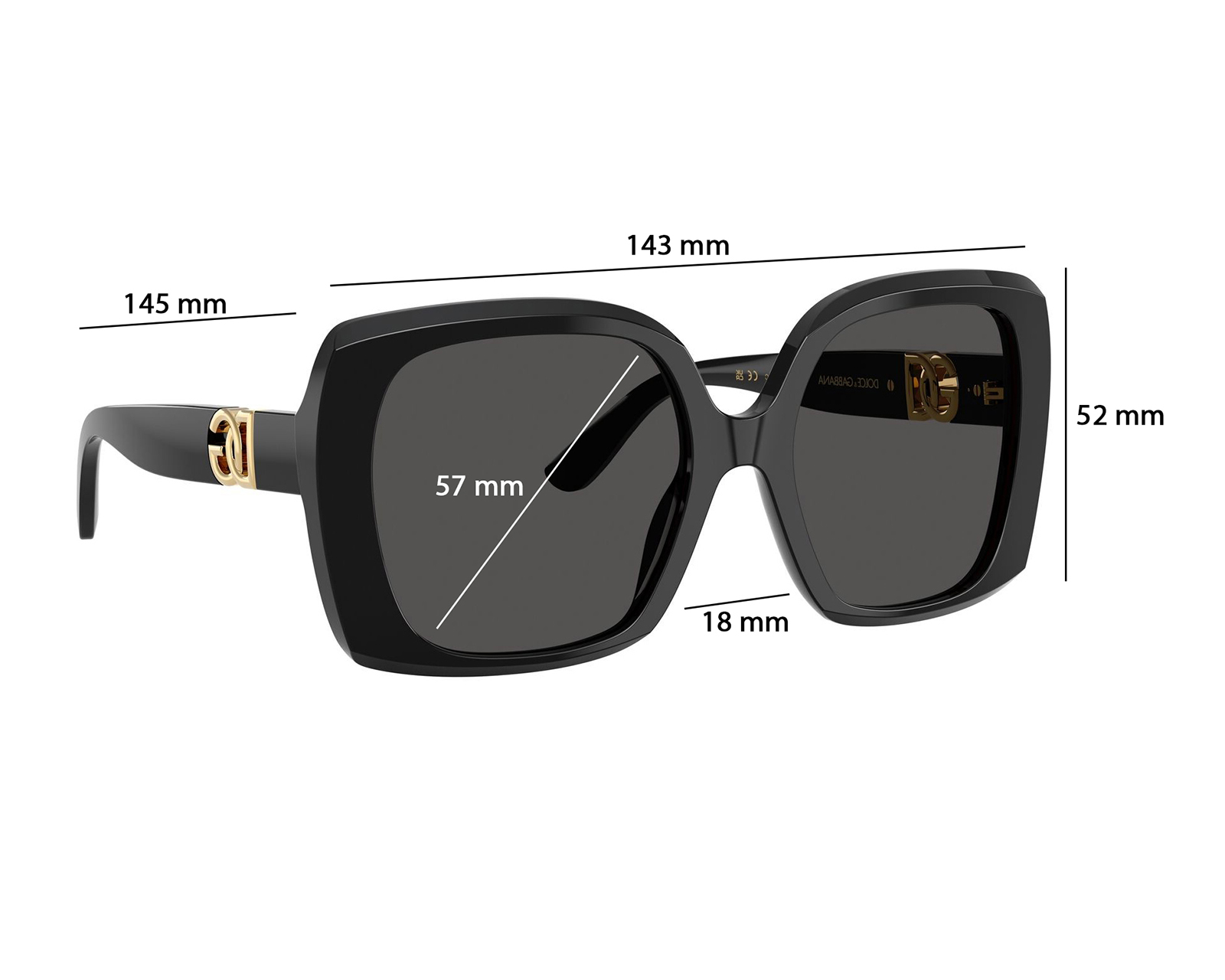 Foto 7 | Foto 7 | Lentes de Sol Dolce & Gabbana Cuadrados Negros