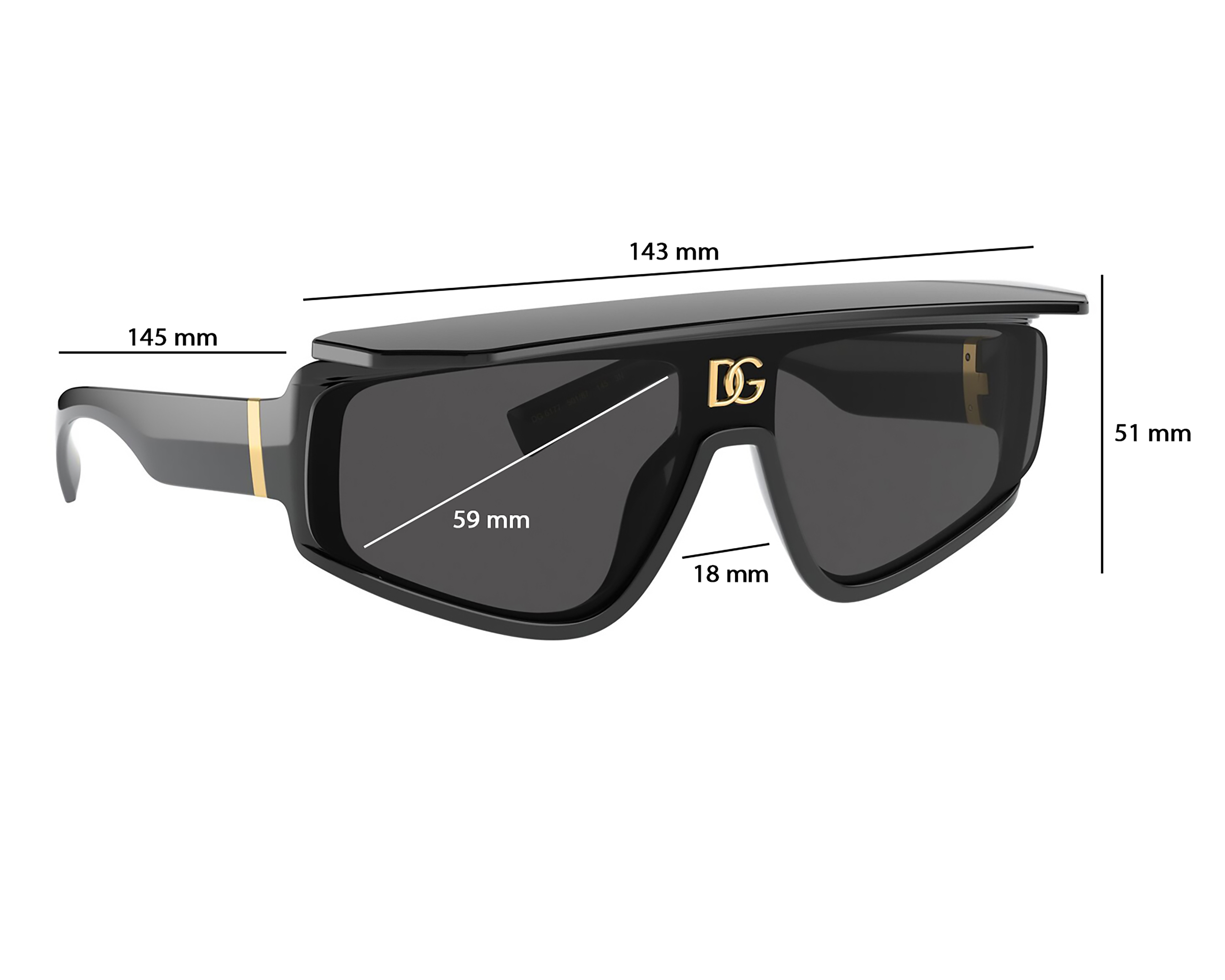Foto 7 | Foto 7 | Lentes de Sol para Mujer Dolce & Gabbana Negros