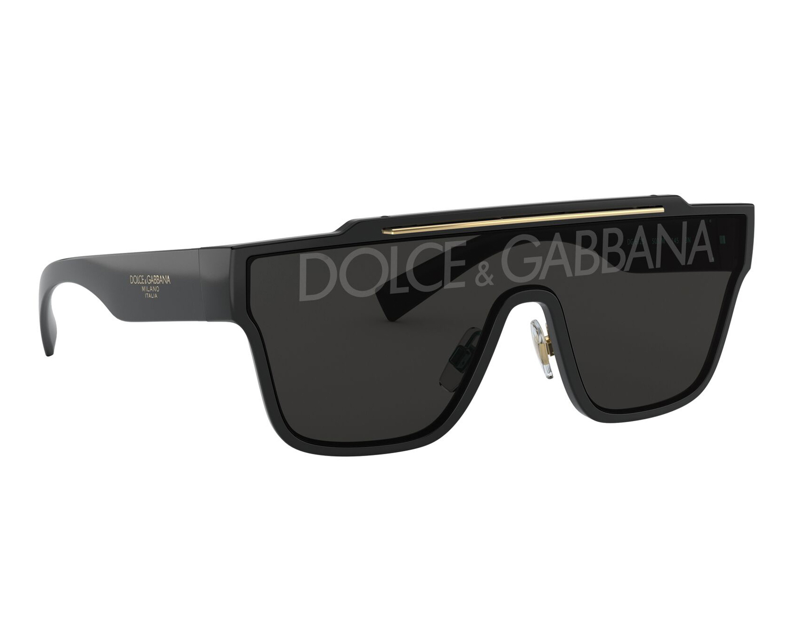 Lentes de Sol Unisex Dolce & Gabbana Cuadrados Negros