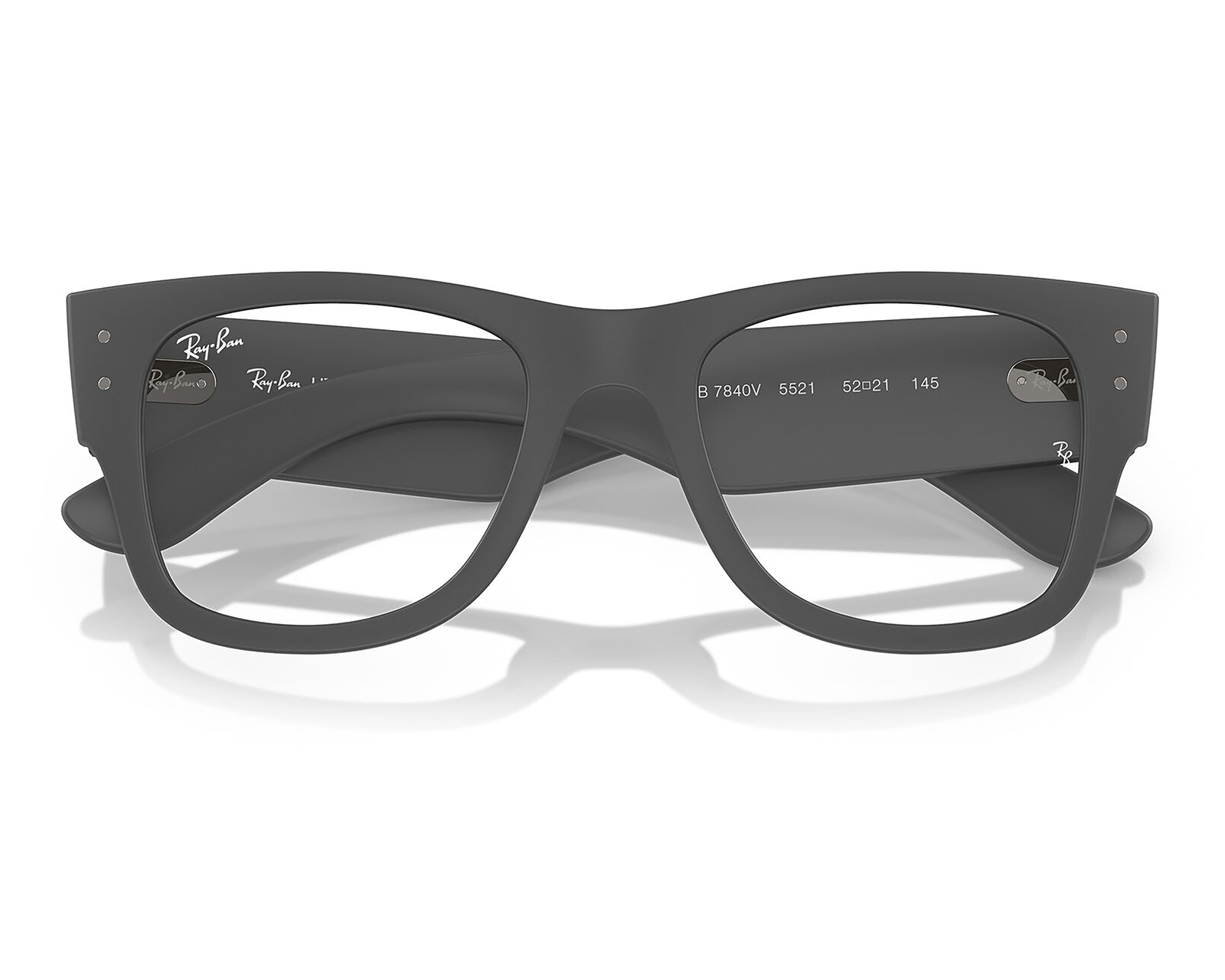 Foto 5 | Foto 5 | Armazón Oftálmico Unisex Ray-Ban Cuadrado Gris