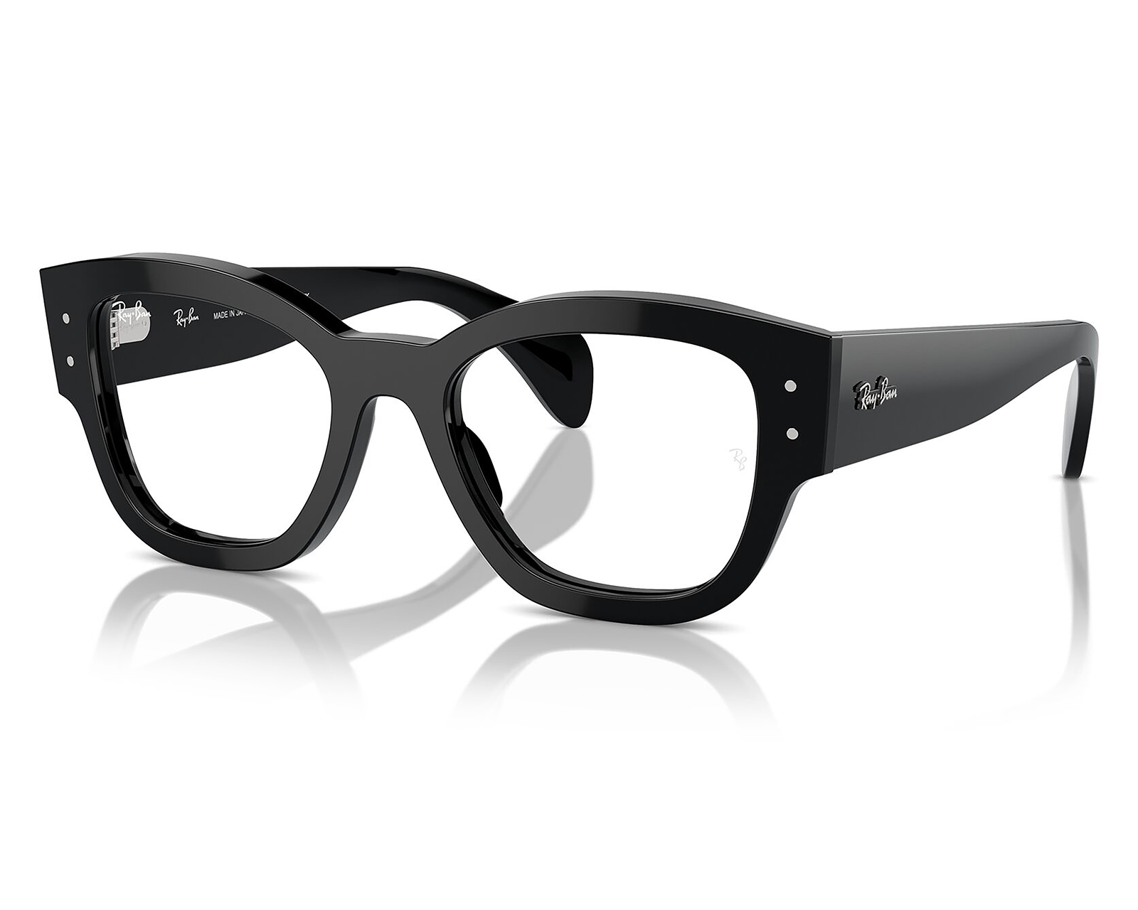 Armazón Oftálmico Unisex Ray-Ban Cuadrado Negro