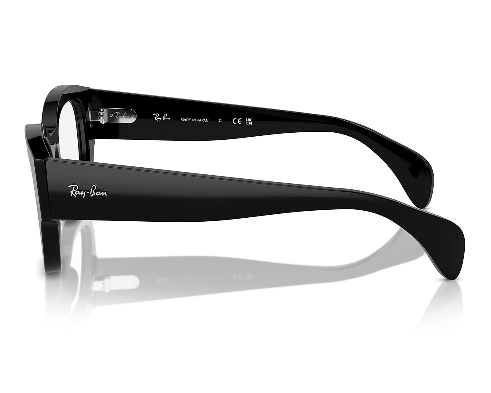 Foto 5 pulgar | Foto 4 | Armazón Oftálmico Unisex Ray-Ban Cuadrado Negro