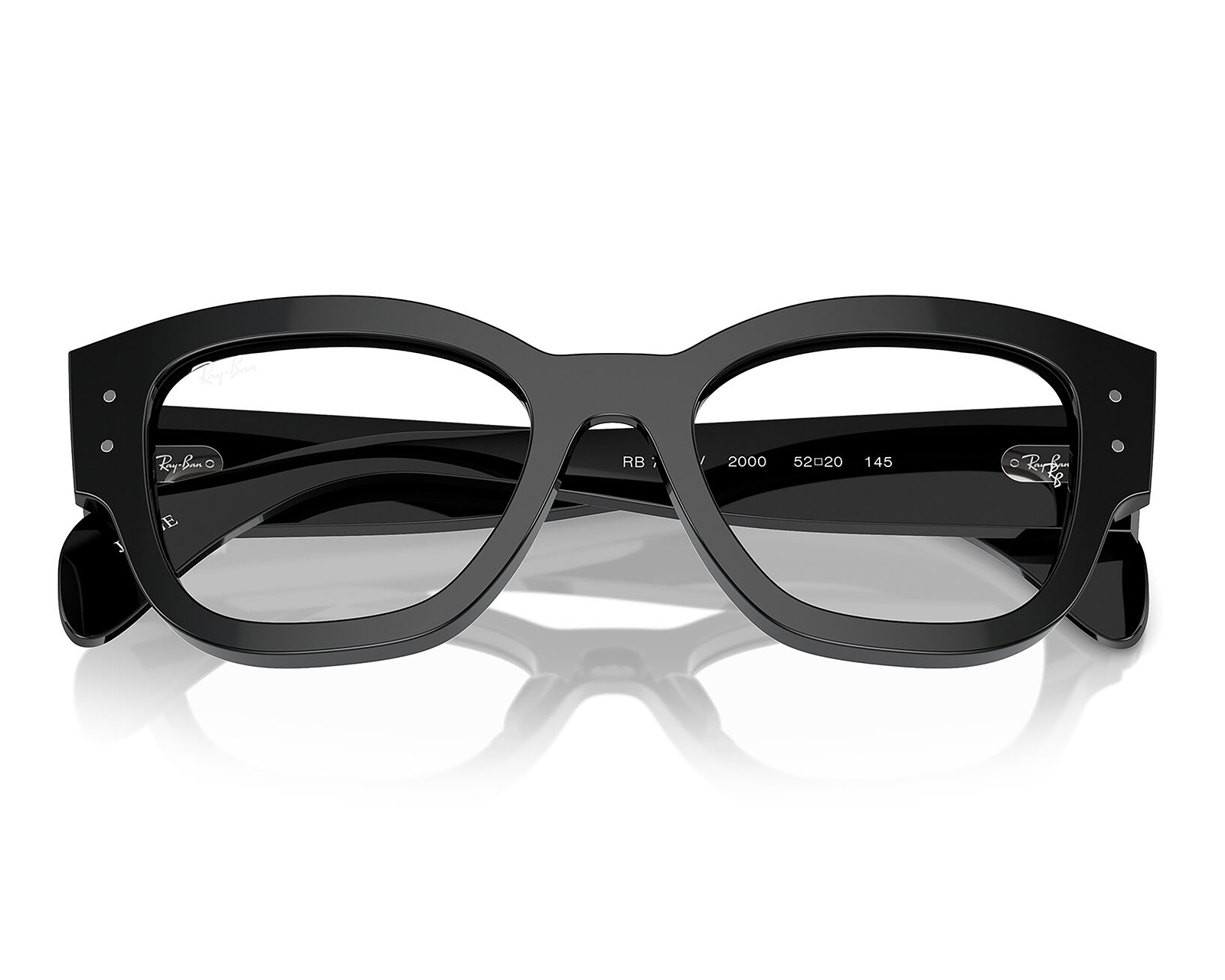 Foto 6 pulgar | Foto 5 | Armazón Oftálmico Unisex Ray-Ban Cuadrado Negro