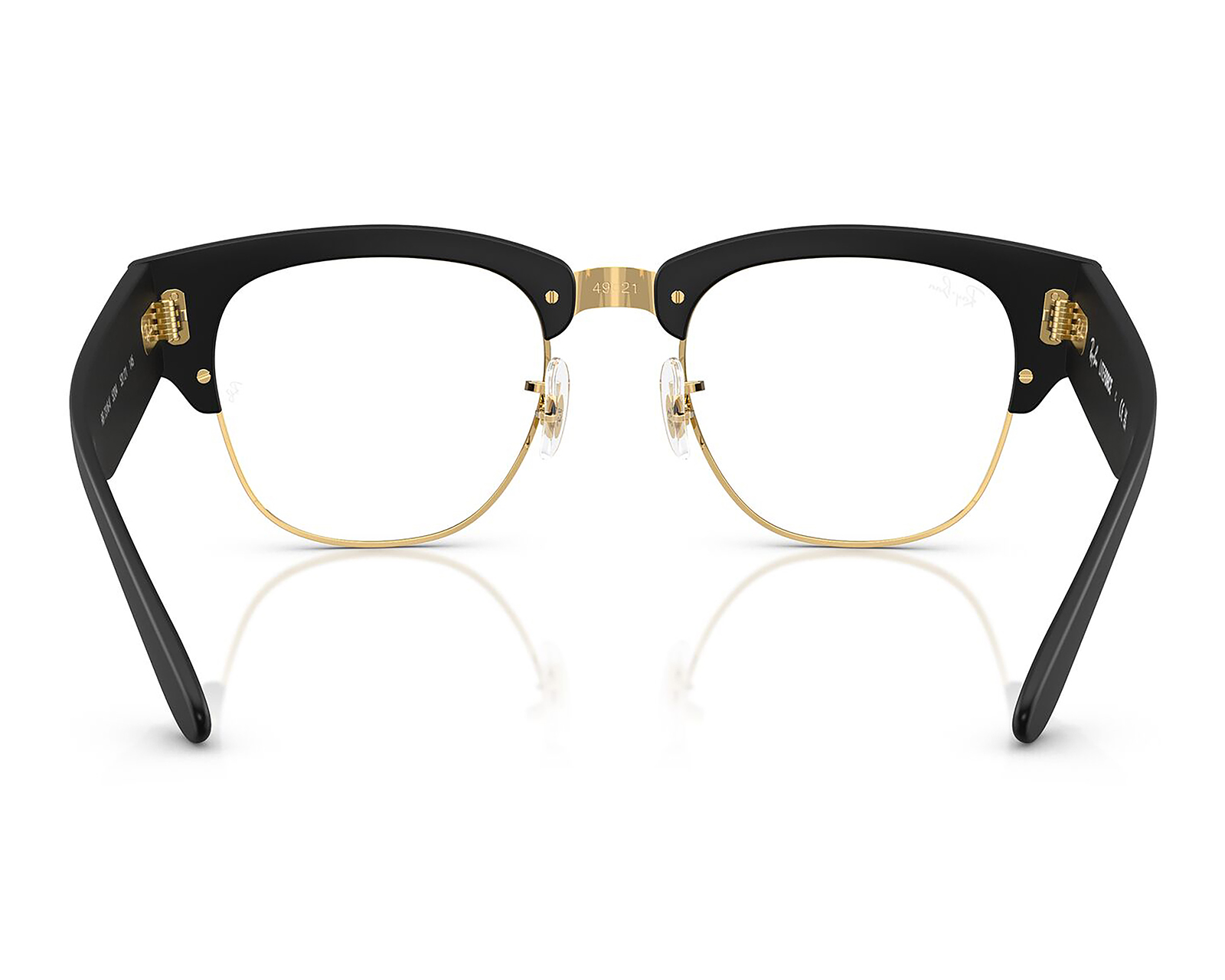 Foto 4 pulgar | Foto 3 | Armazón Oftálmico Unisex Ray-Ban Clubmaster Negro