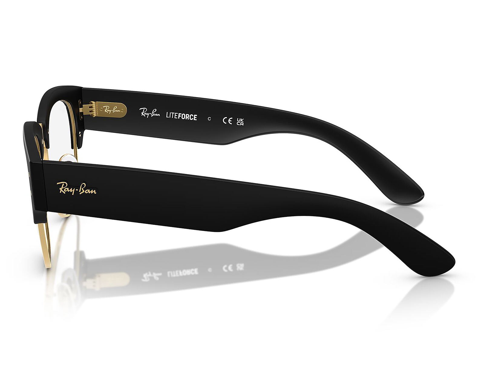 Foto 4 | Foto 4 | Armazón Oftálmico Unisex Ray-Ban Clubmaster Negro