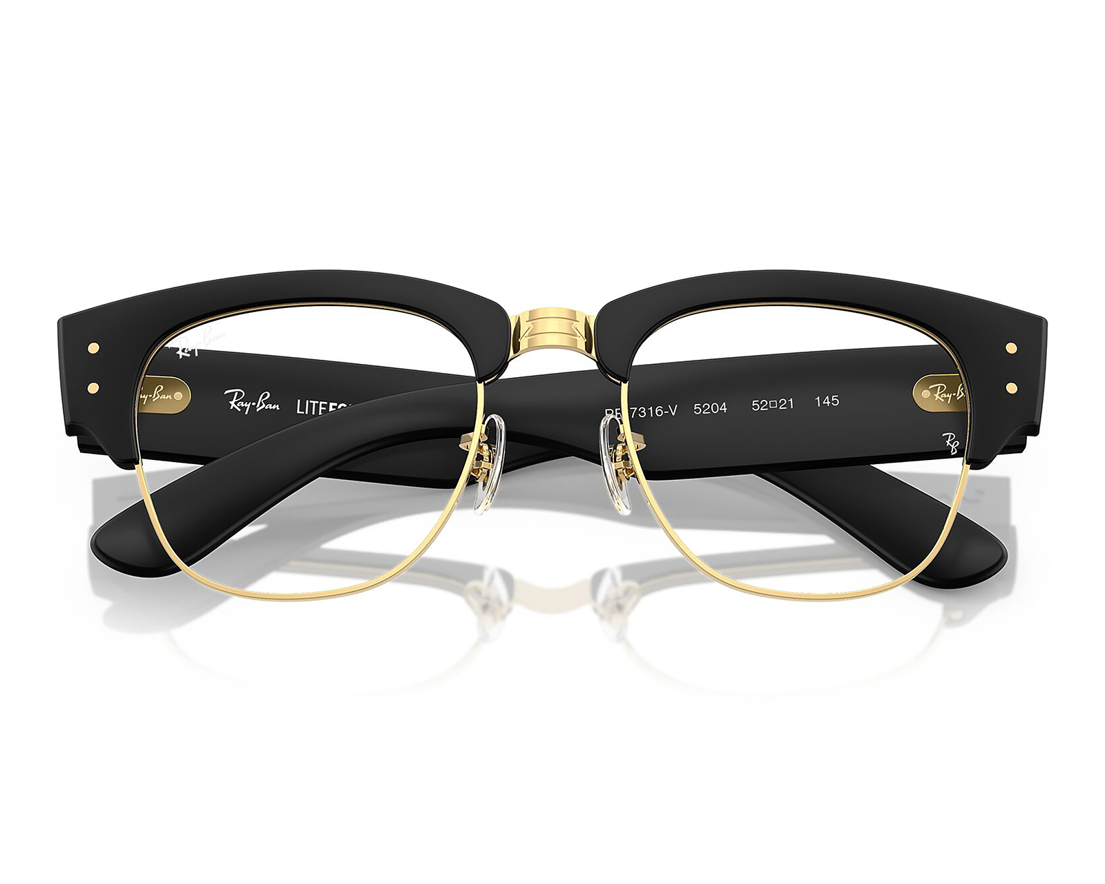 Foto 5 | Foto 5 | Armazón Oftálmico Unisex Ray-Ban Clubmaster Negro