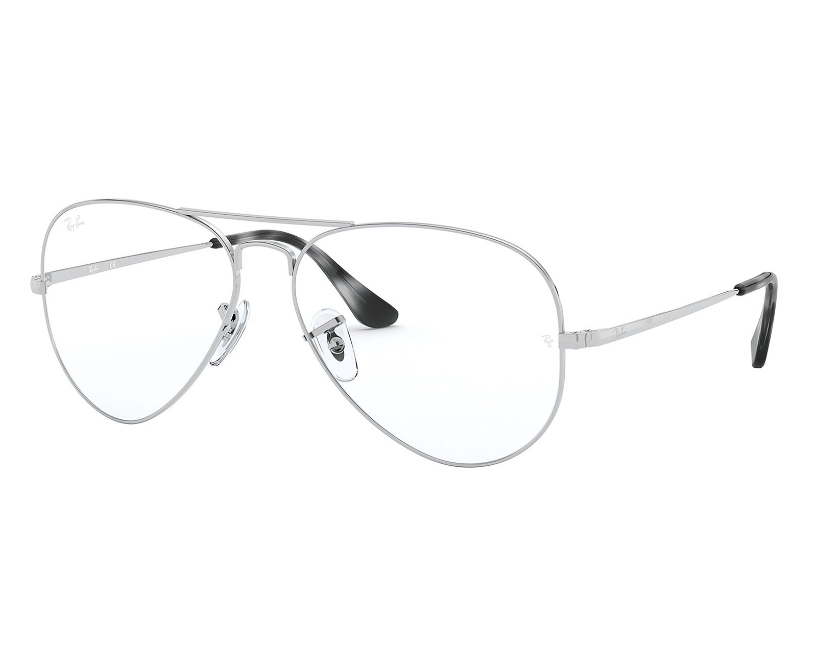 Foto 1 | Foto 1 | Armazón Oftálmico Unisex Ray-Ban Aviador Plateado