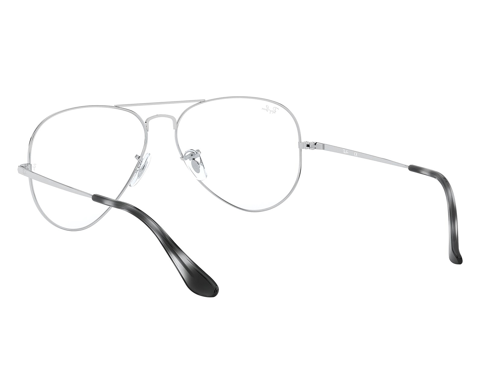 Foto 5 | Foto 5 | Armazón Oftálmico Unisex Ray-Ban Aviador Plateado