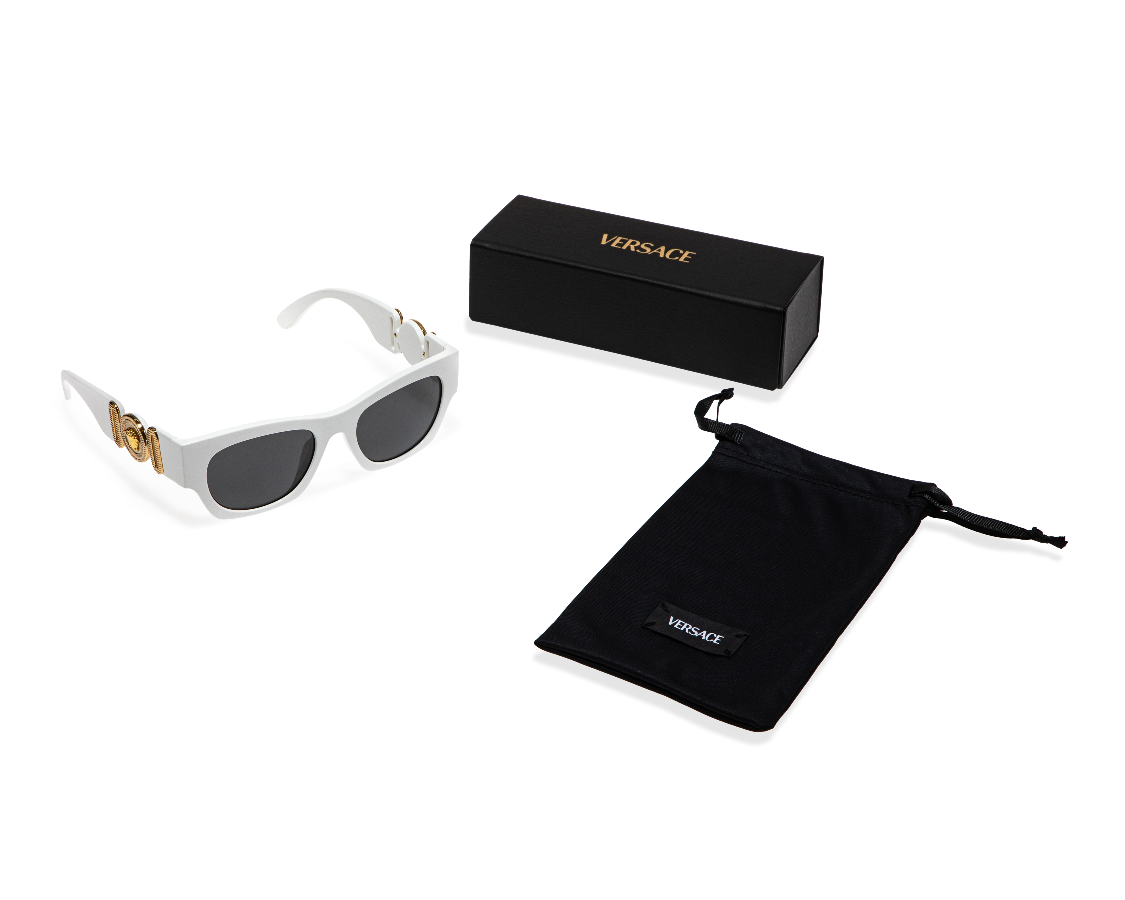 Foto 6 pulgar | Foto 5 | Lentes de Sol para Mujer Versace Rectangulares Blancos