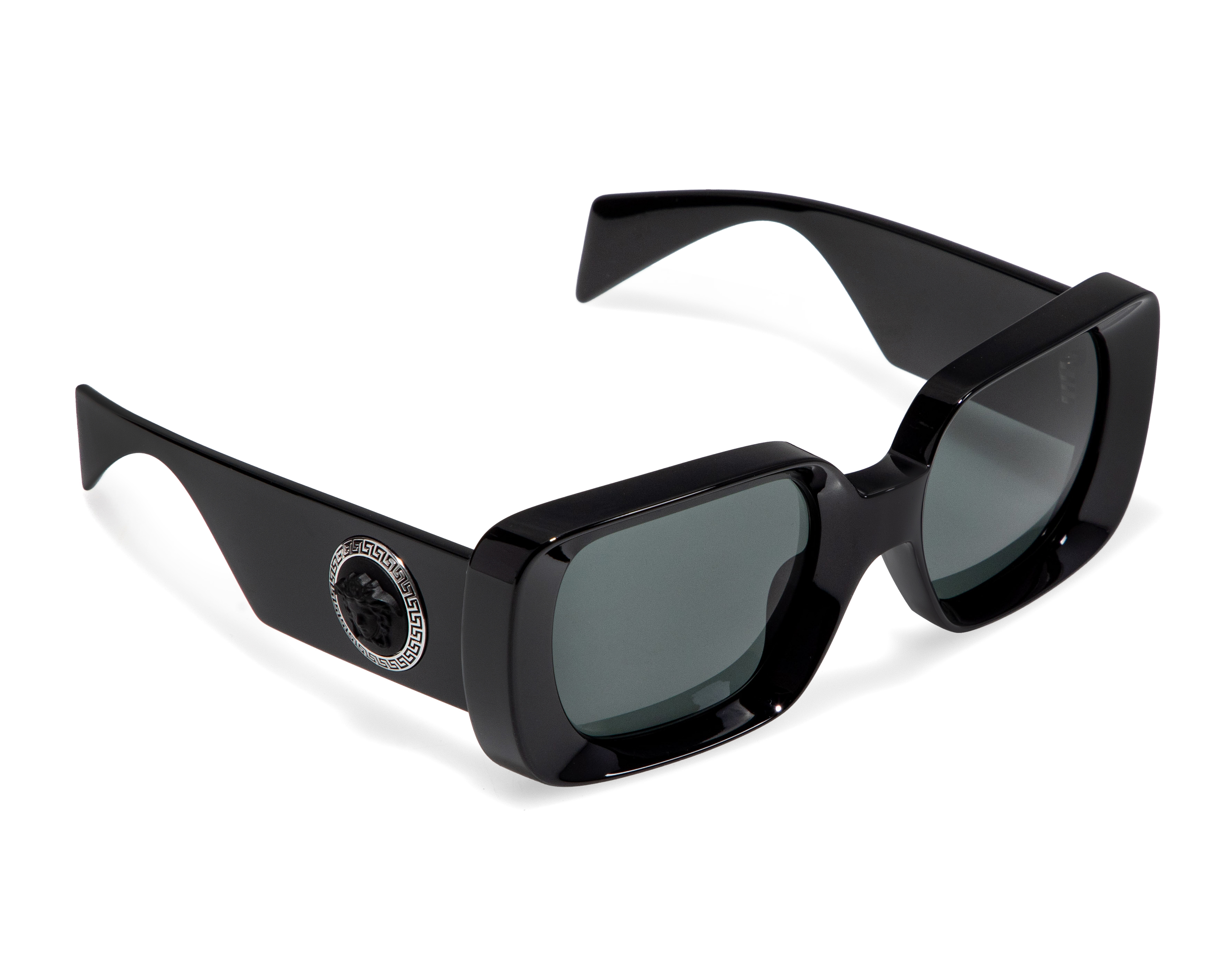 Lentes de Sol para Mujer Versace Rectangulares Negros