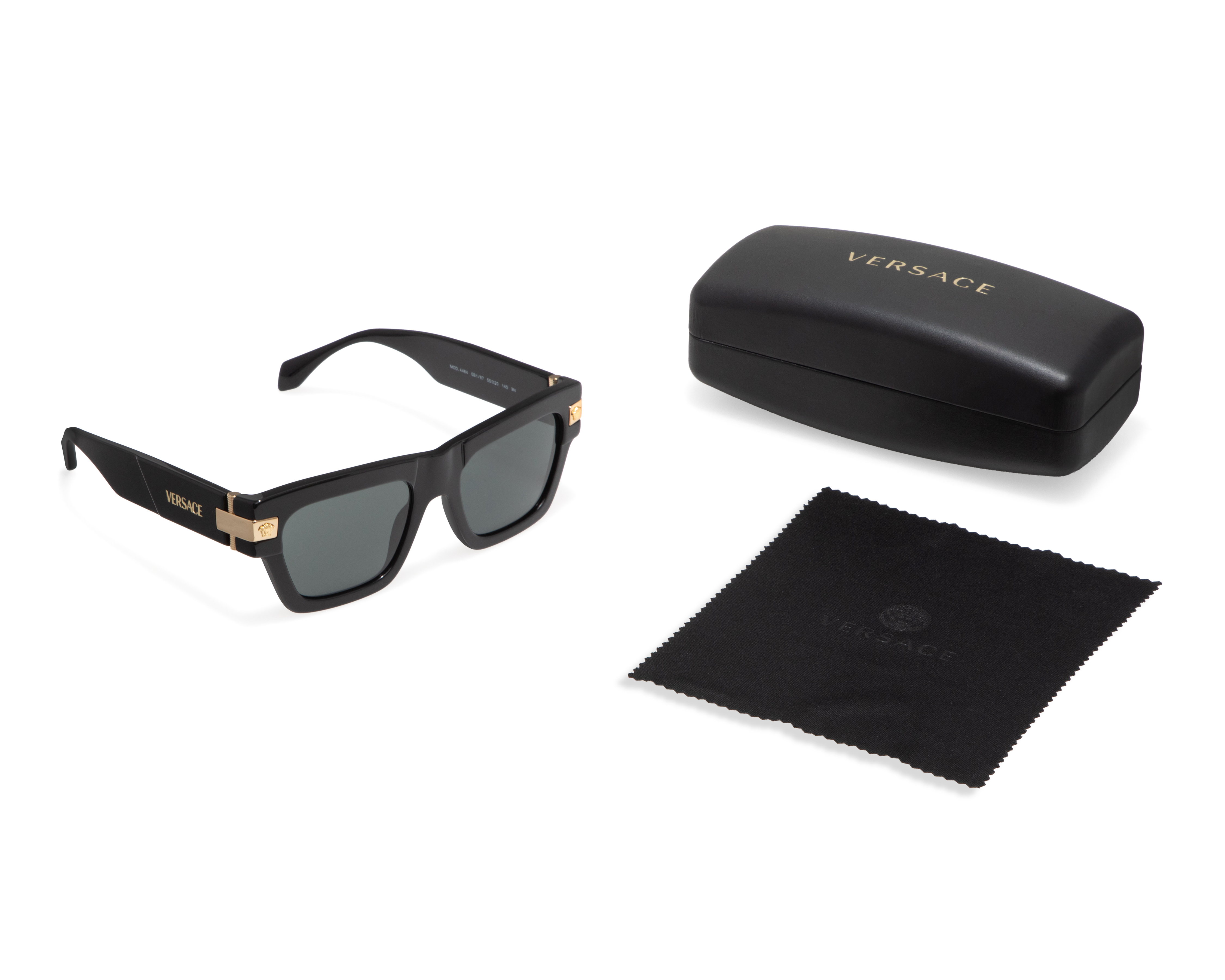 Foto 7 pulgar | Foto 6 | Lentes de Sol Unisex Versace Cuadrados 0VE4464 Negros