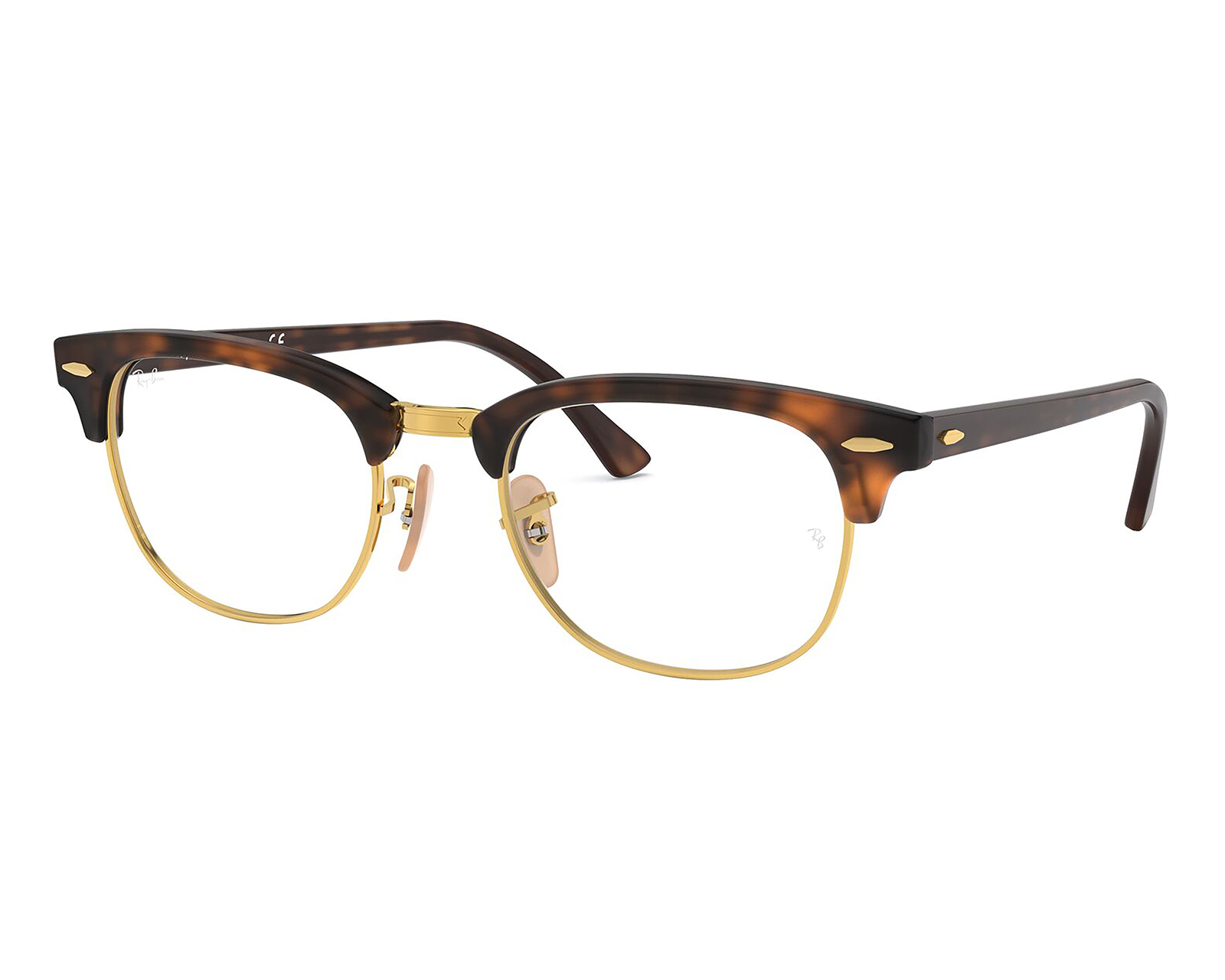 Armazón Oftálmico Unisex Ray-Ban Clubmaster Dorado