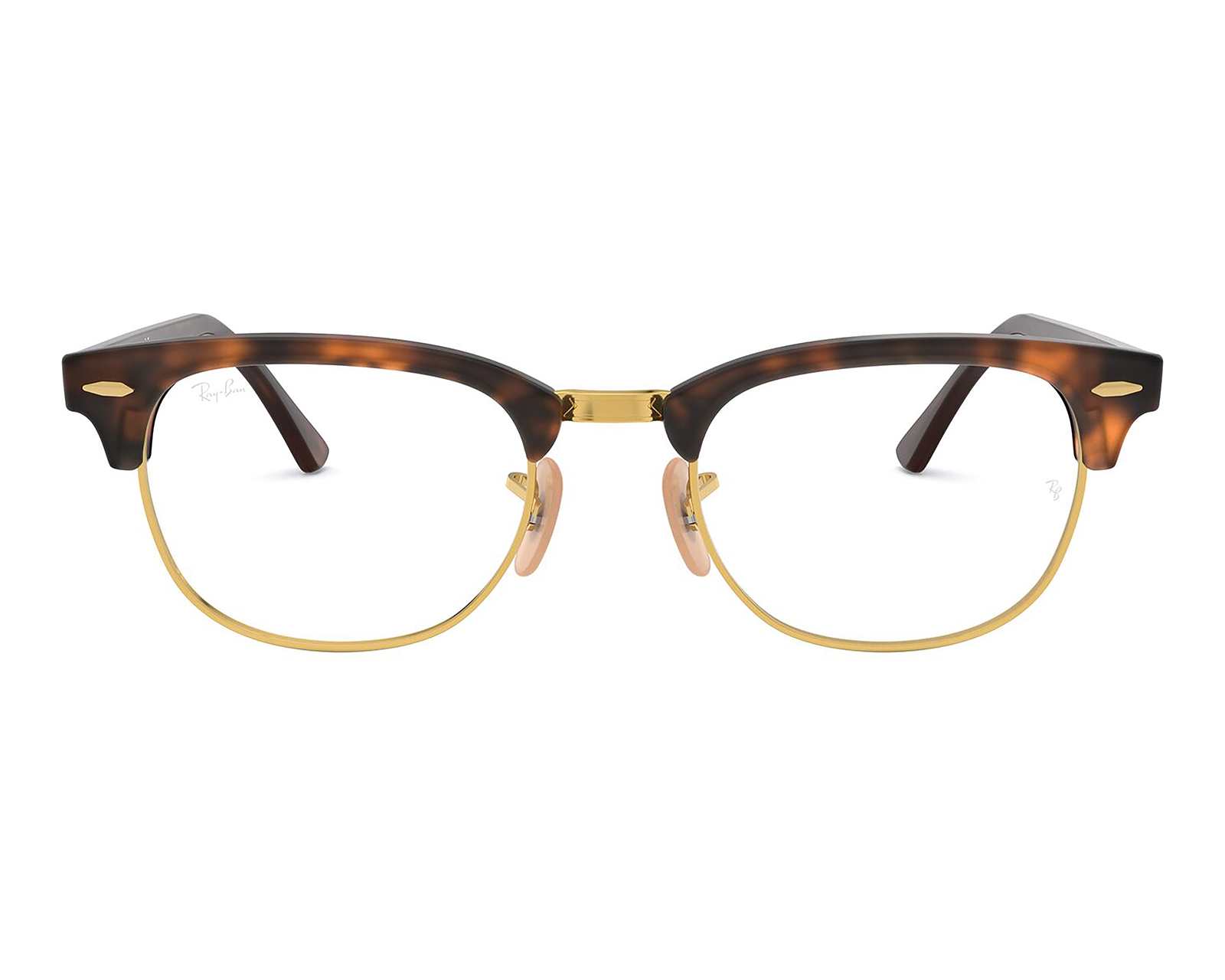 Foto 2 | Foto 2 | Armazón Oftálmico Unisex Ray-Ban Clubmaster Dorado