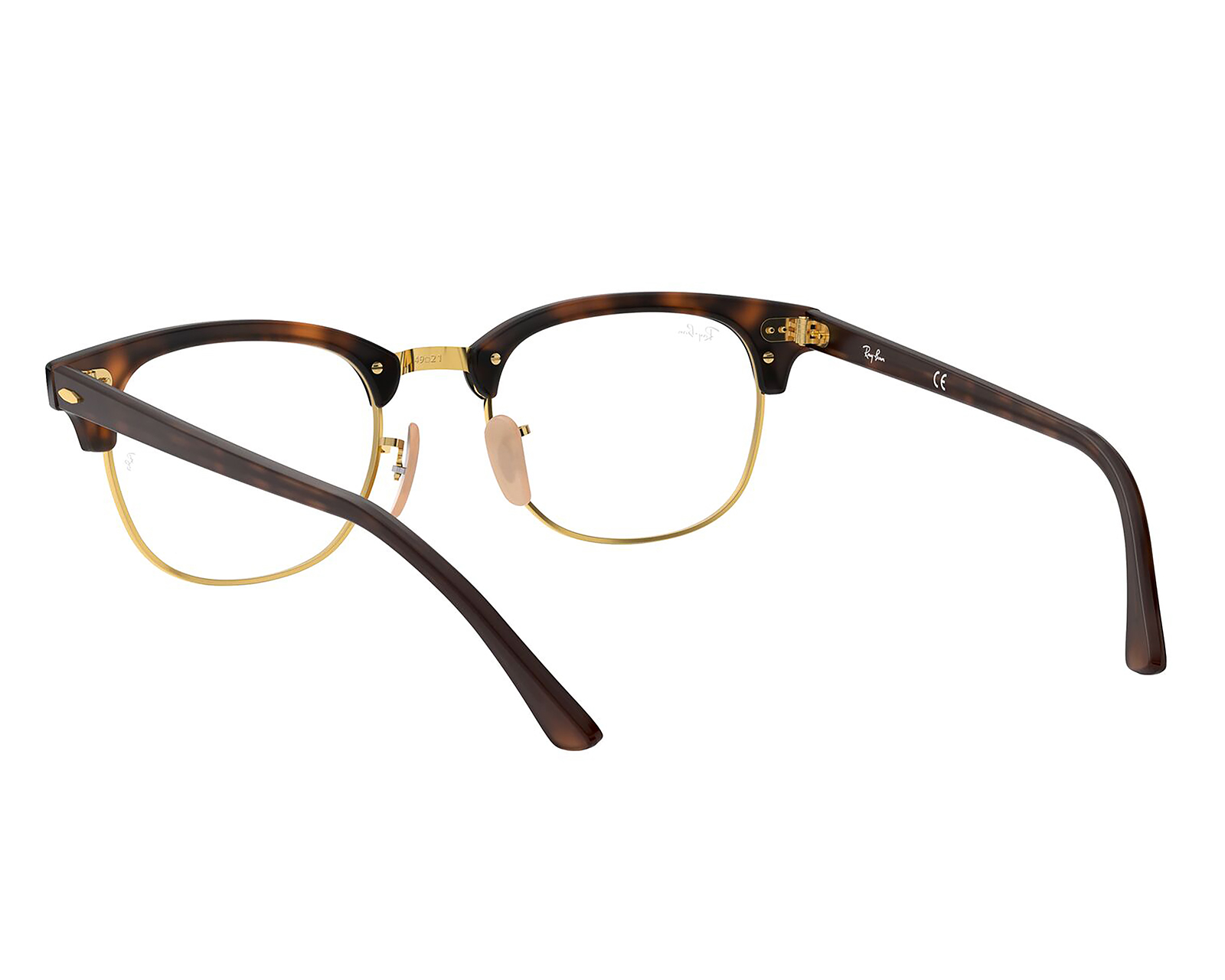 Foto 5 | Foto 5 | Armazón Oftálmico Unisex Ray-Ban Clubmaster Dorado