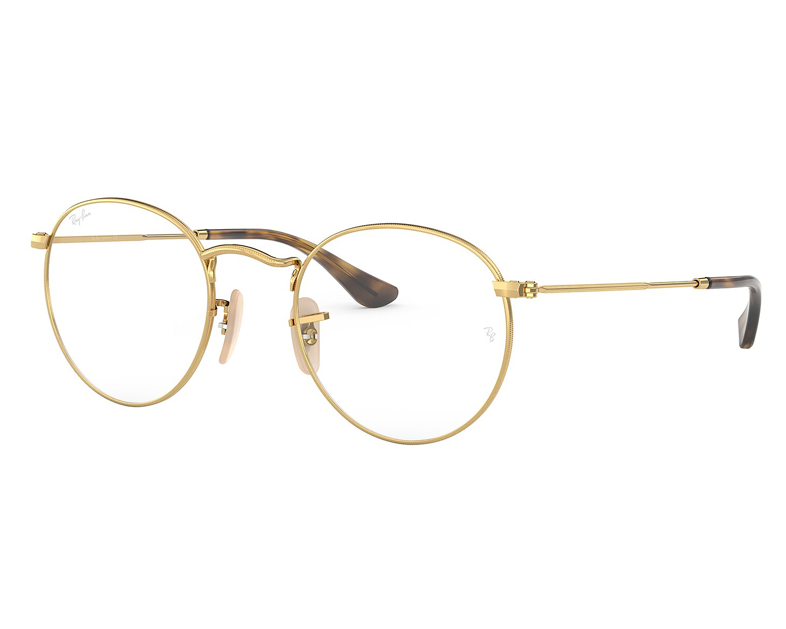 Foto 1 | Foto 1 | Armazón Oftálmico Unisex Ray-Ban Redondo Dorado