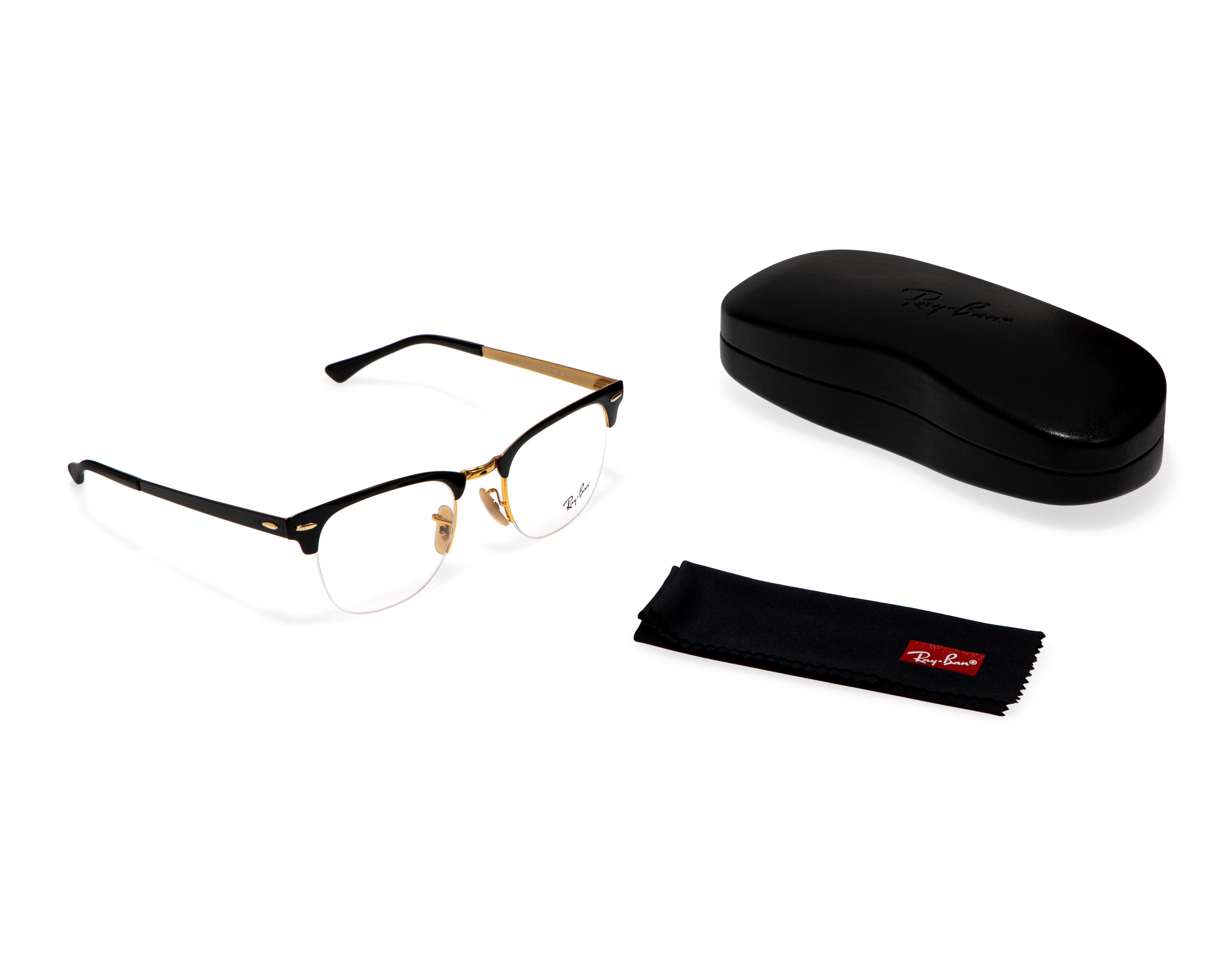 Foto 6 pulgar | Foto 5 | Armazón Oftálmico para Hombre Ray-Ban Cuadrado Negro