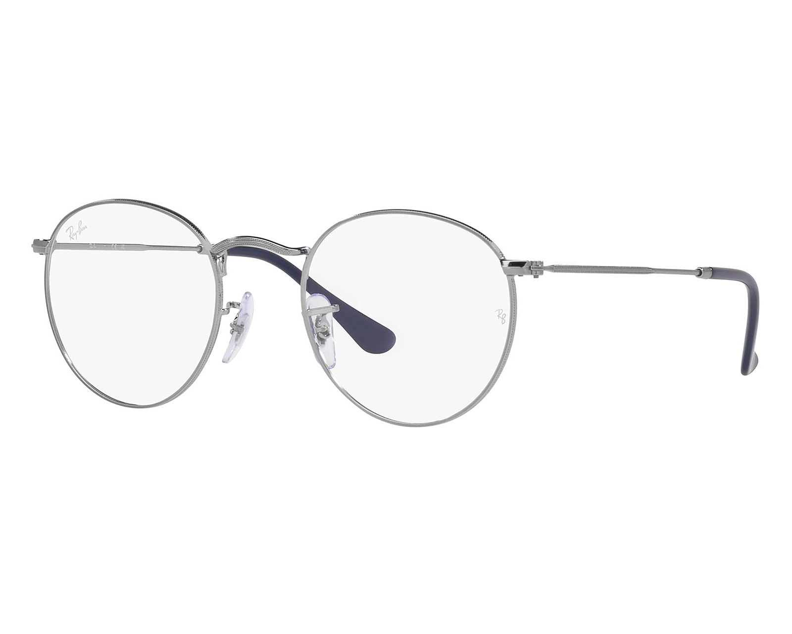 Foto 1 | Foto 1 | Armazón Oftálmico Unisex Ray-Ban Redondo Plateado