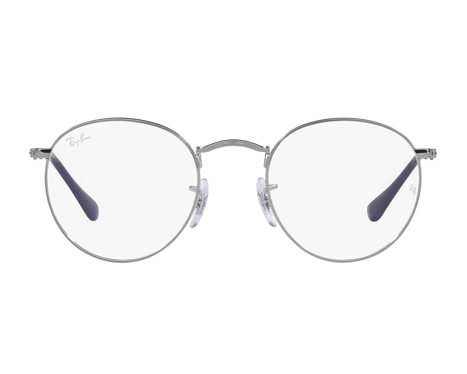 Foto 2 | Foto 2 | Armazón Oftálmico Unisex Ray-Ban Redondo Plateado