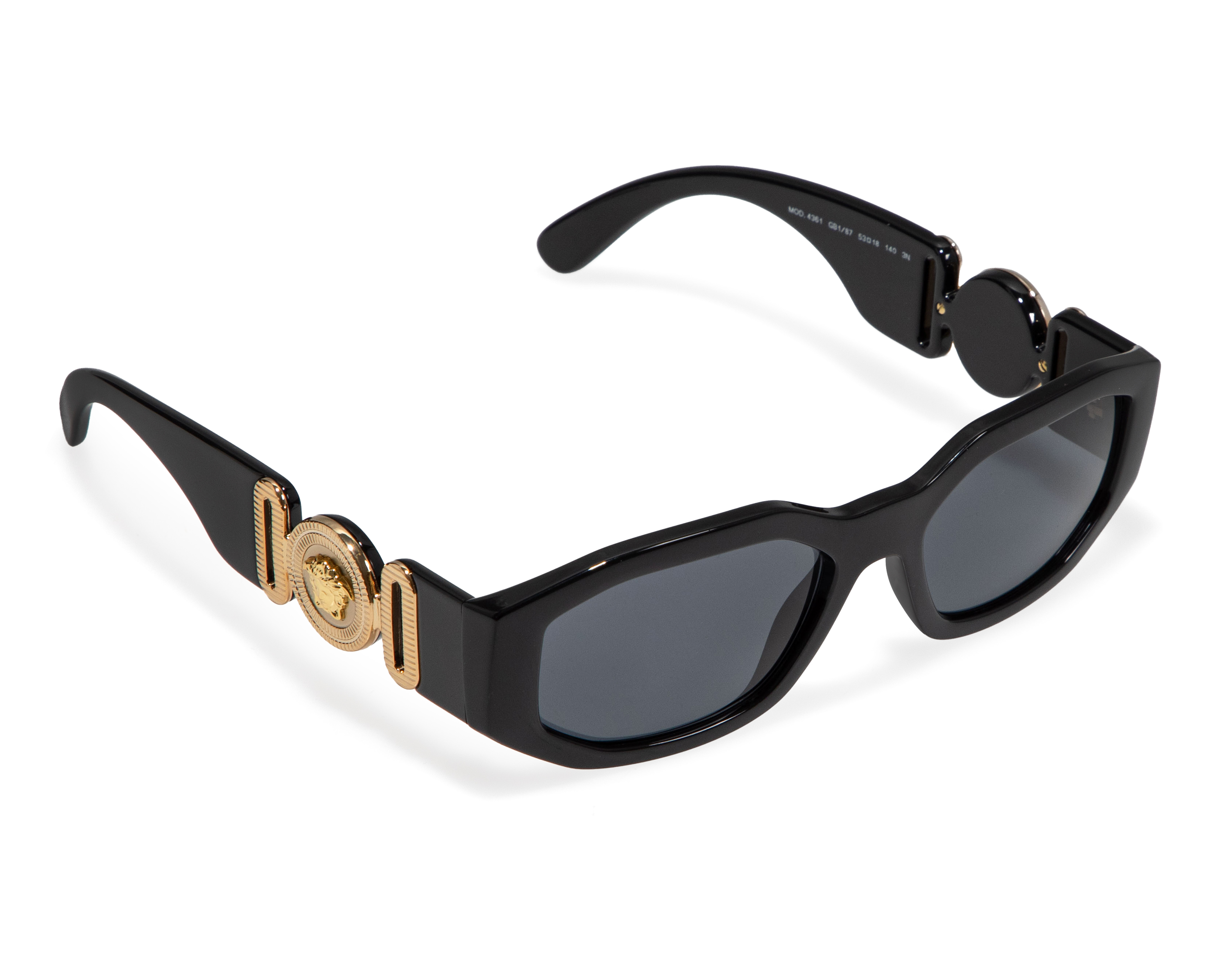 Foto 2 pulgar | Foto 1 | Lentes de Sol Unisex Versace Rectangulares Negros