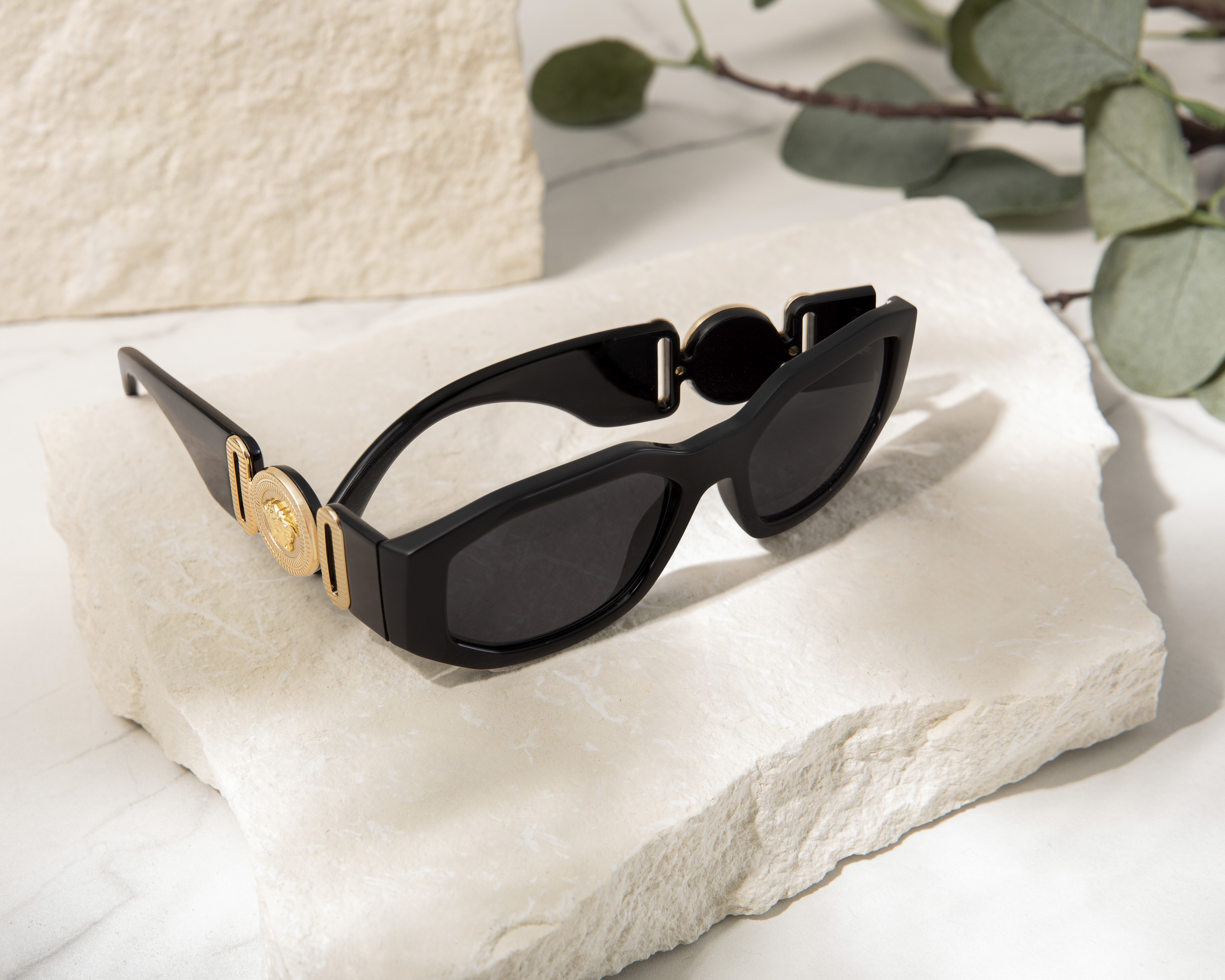Foto 6 | Foto 6 | Lentes de Sol Unisex Versace Rectangulares Negros