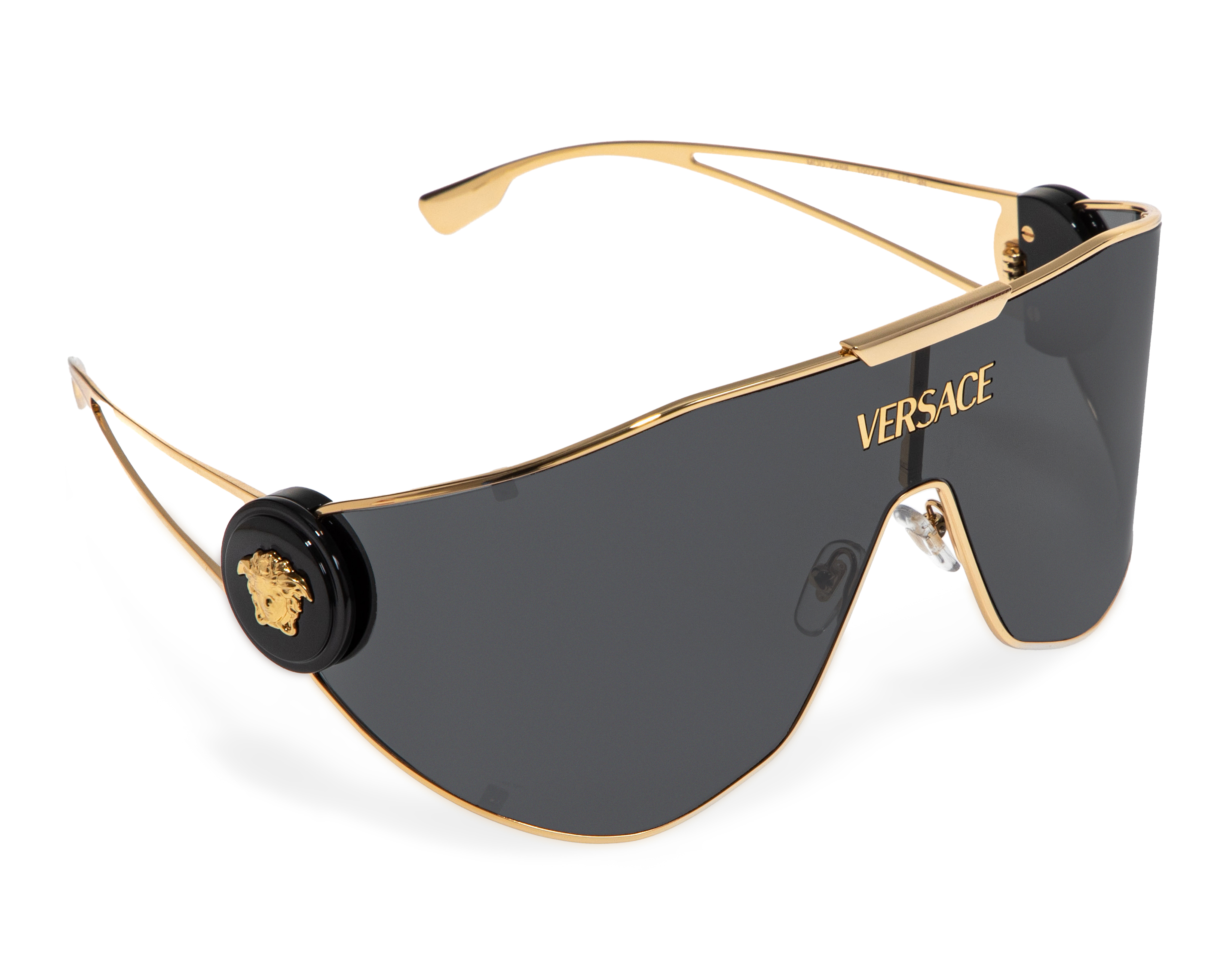 Lentes de Sol para Mujer Versace Rectangulares Dorados