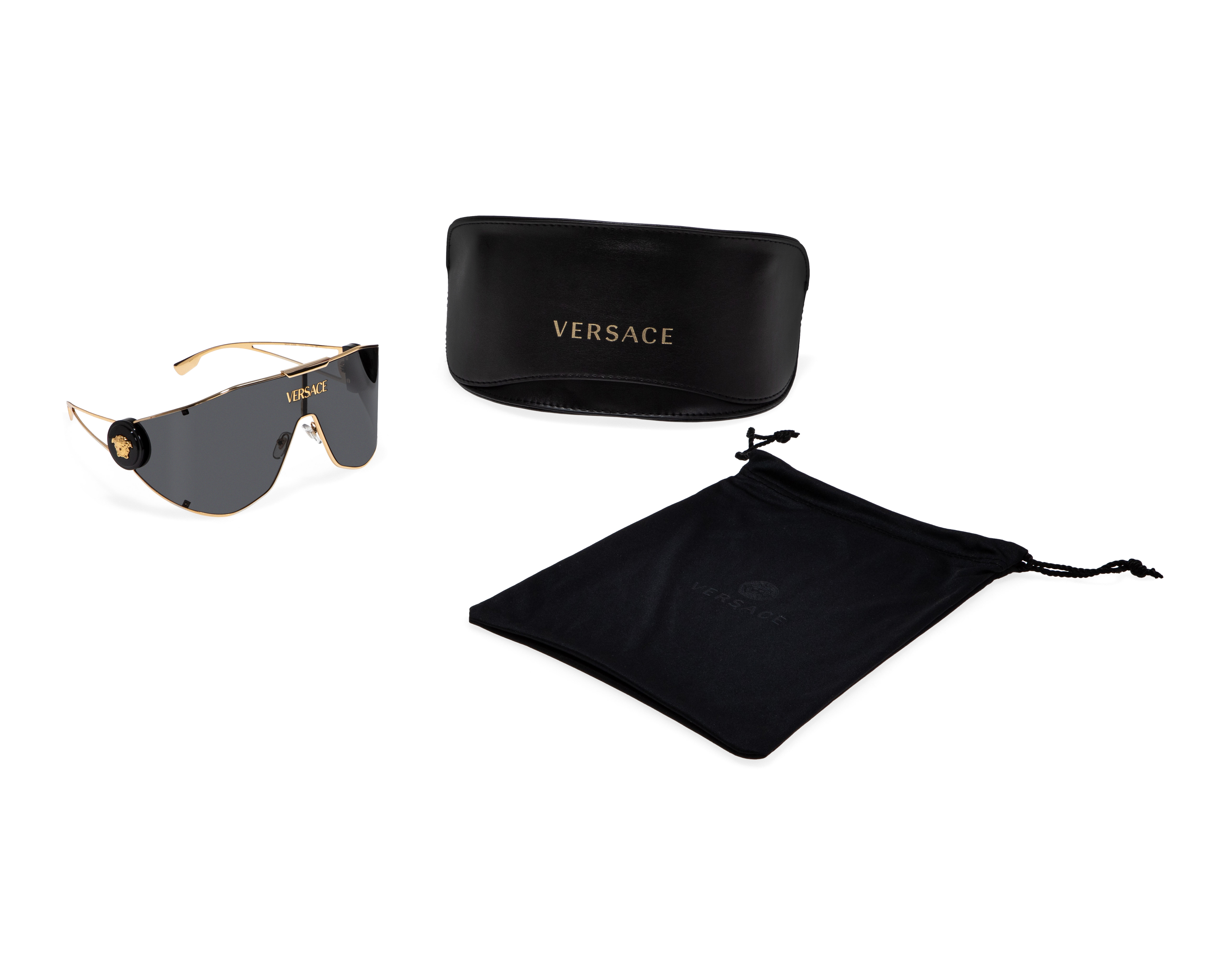 Foto 6 pulgar | Foto 5 | Lentes de Sol para Mujer Versace Rectangulares Dorados