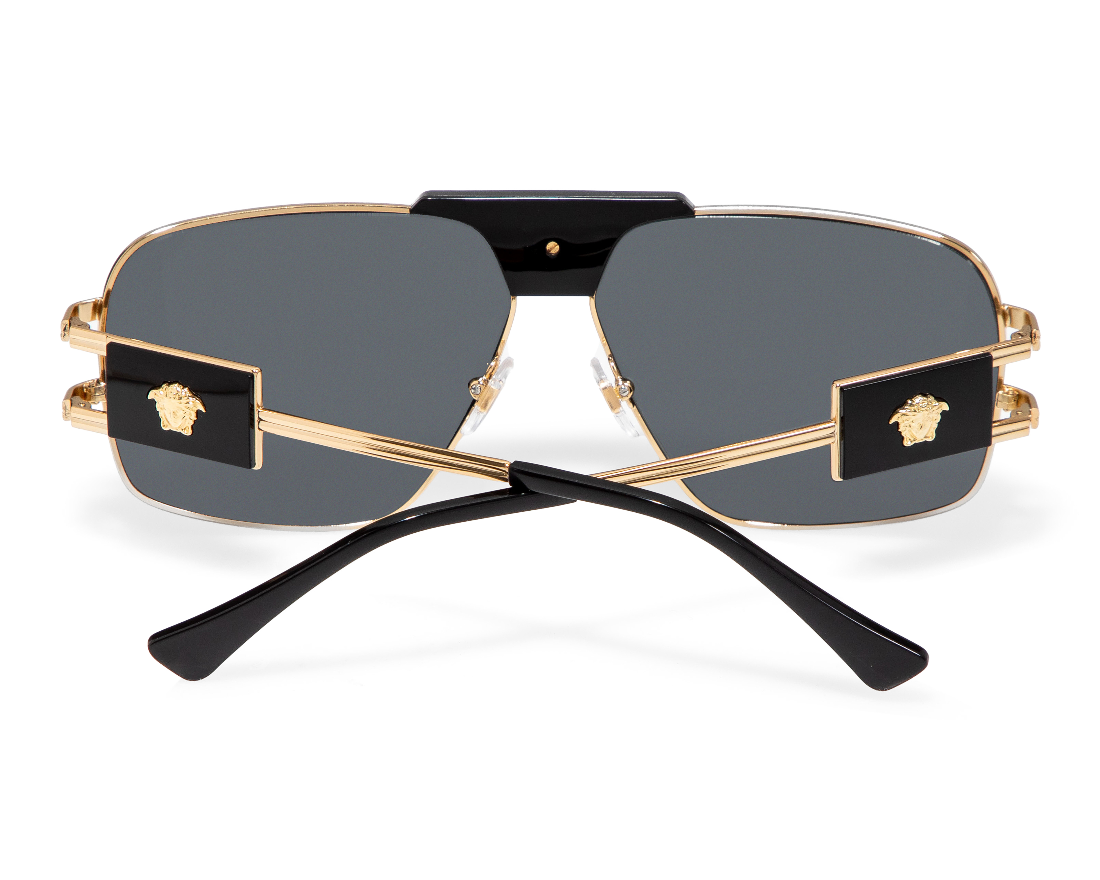 Foto 4 pulgar | Foto 3 | Lentes de Sol Unisex Versace Aviador Dorados