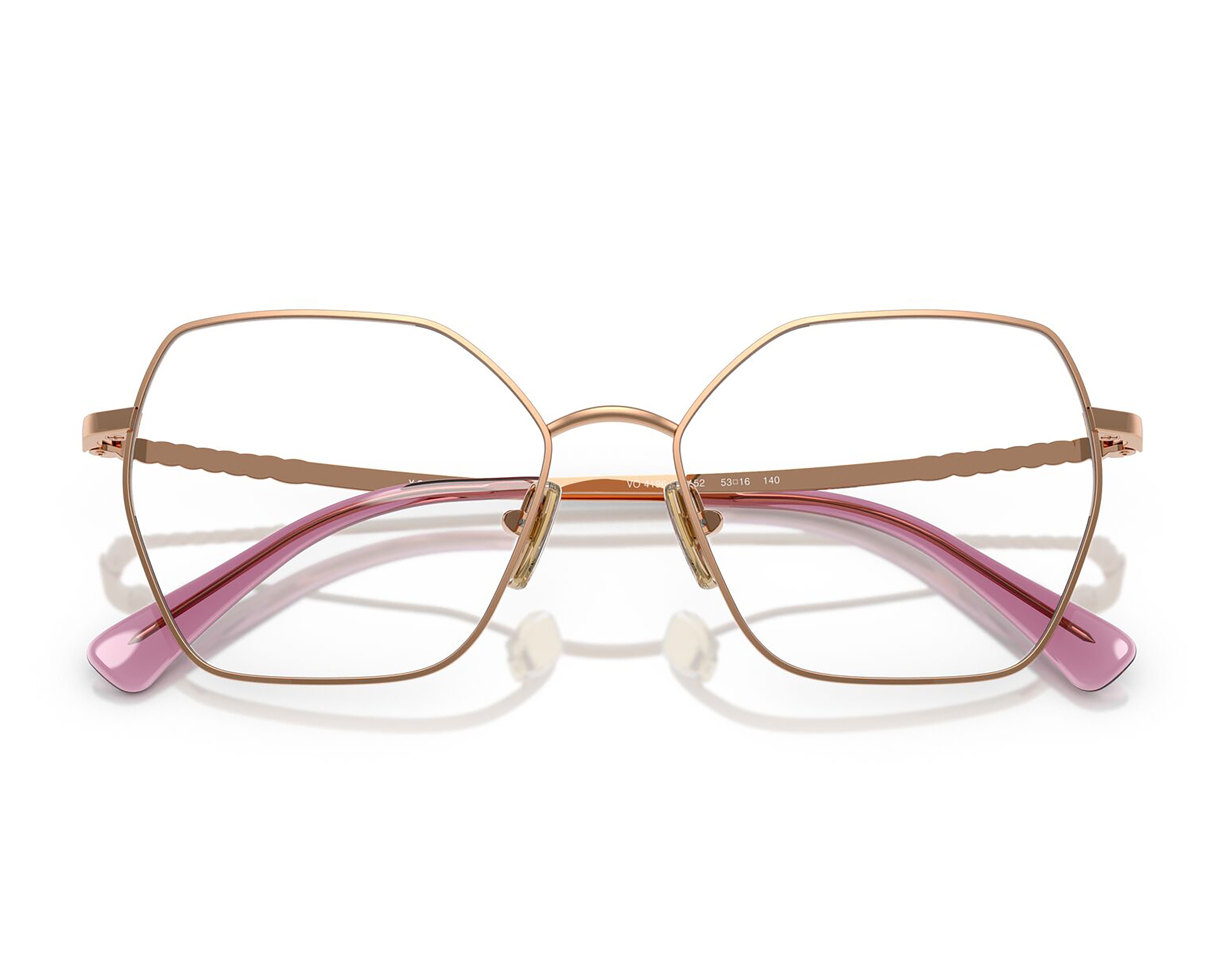 Foto 6 pulgar | Foto 5 | Armazón Oftálmico para Mujer Vogue Hexagonal Dorado