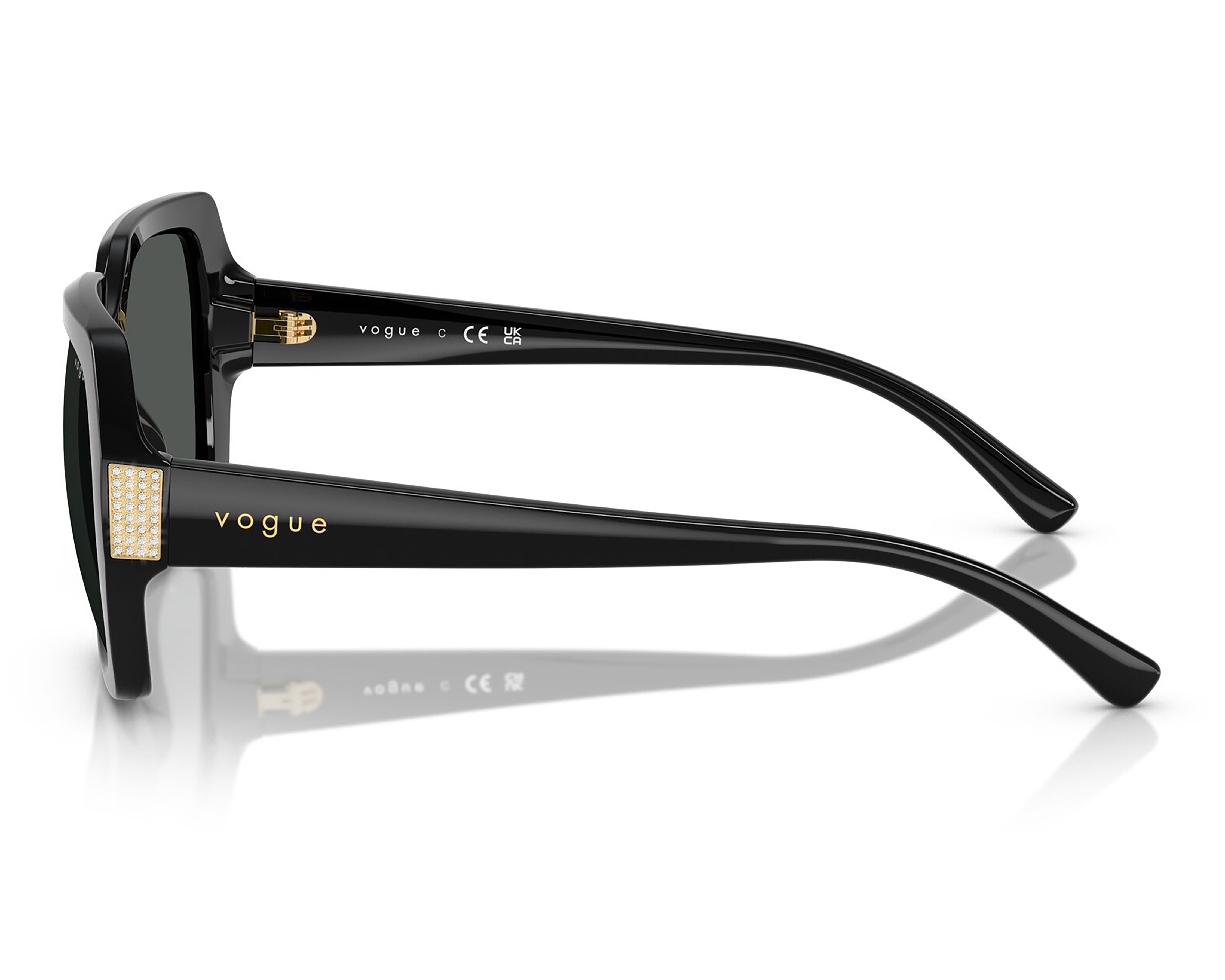 Foto 5 pulgar | Foto 4 | Lentes de Sol para Mujer Vogue Cuadrados Negros