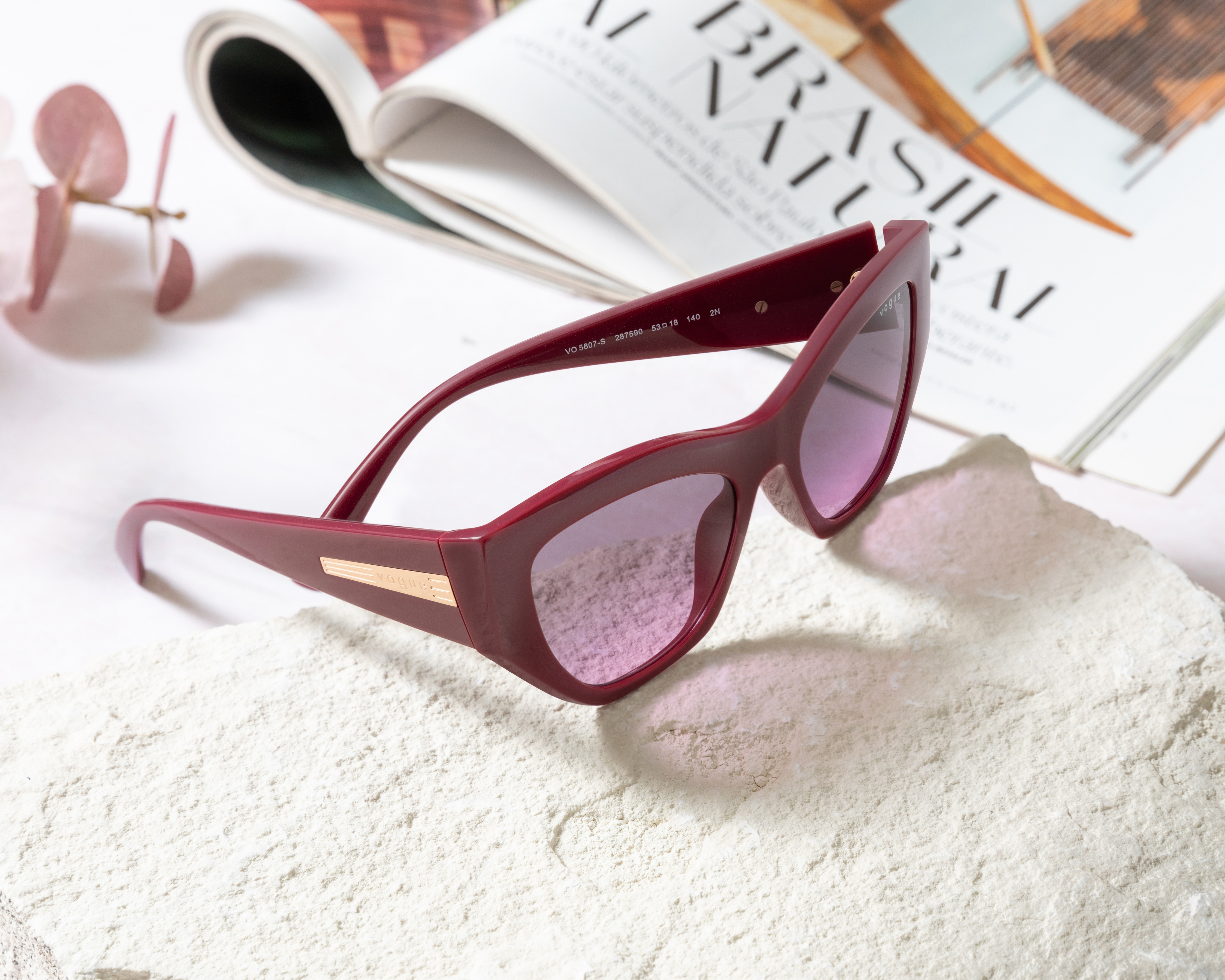 Foto 6 | Foto 6 | Lentes de Sol para Mujer Vogue Rectangulares Morados