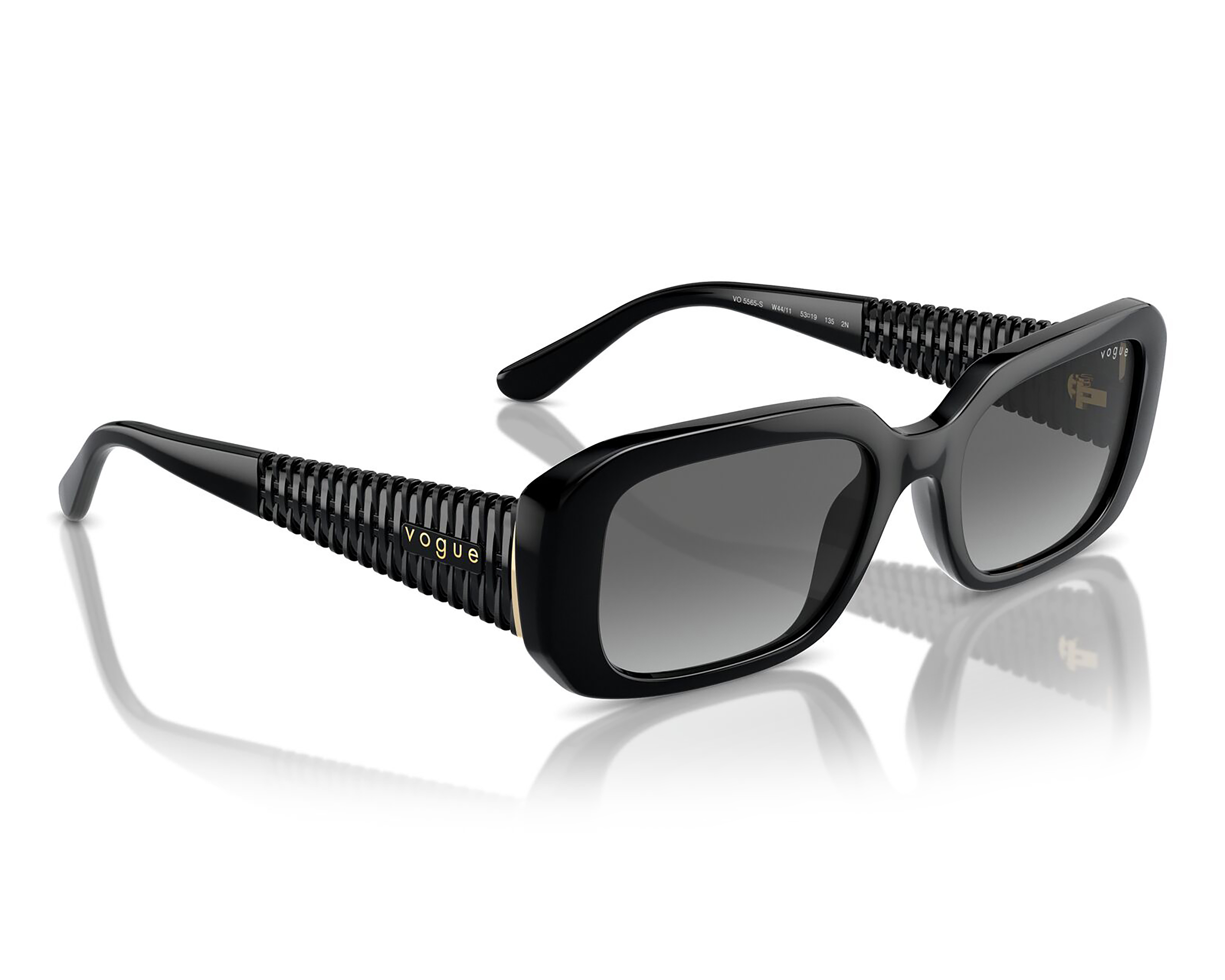 Foto 2 pulgar | Foto 1 | Lentes de Sol para Mujer Vogue Rectangulares Negros