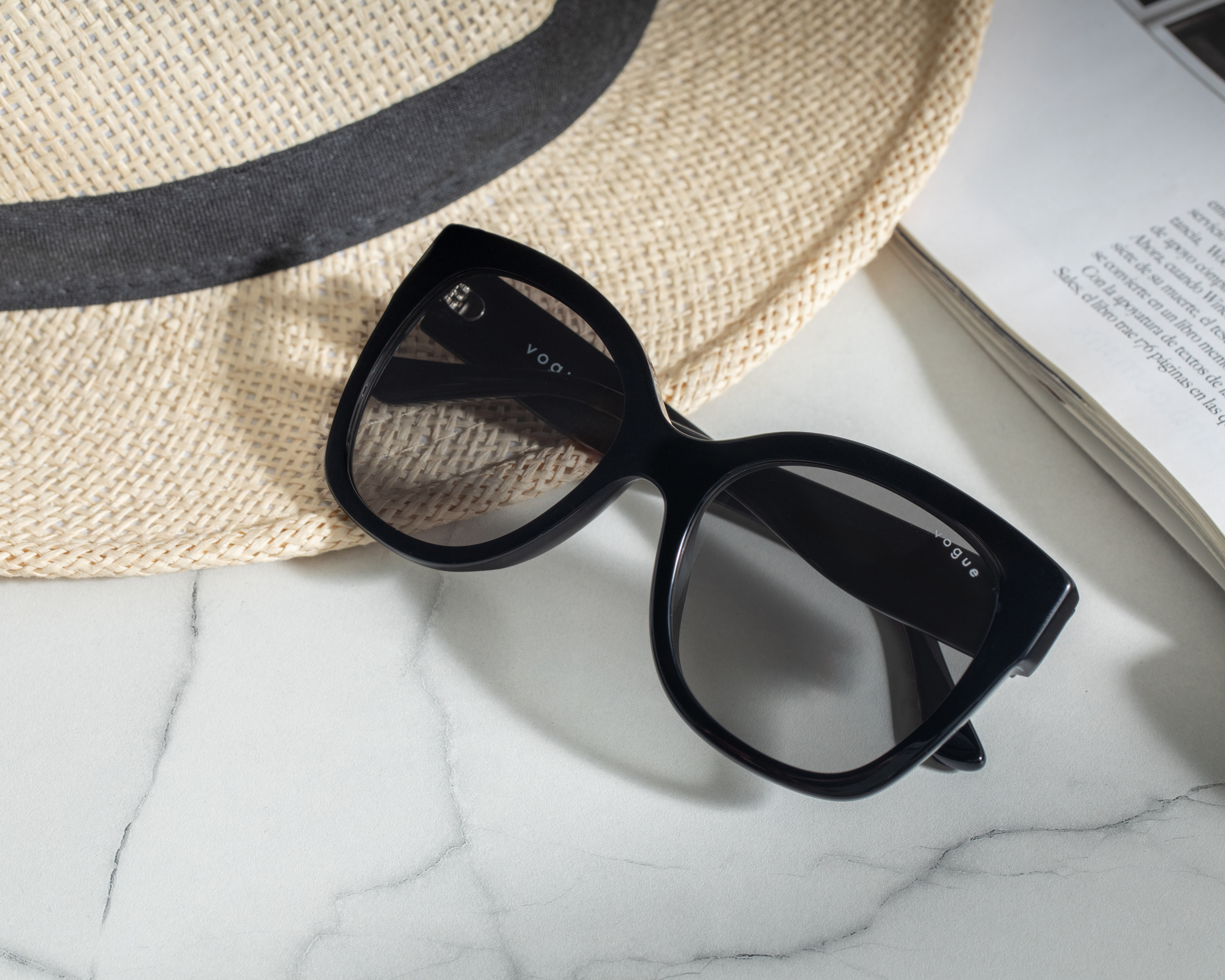 Foto 6 | Foto 6 | Lentes de Sol para Mujer Vogue Redondos Negro