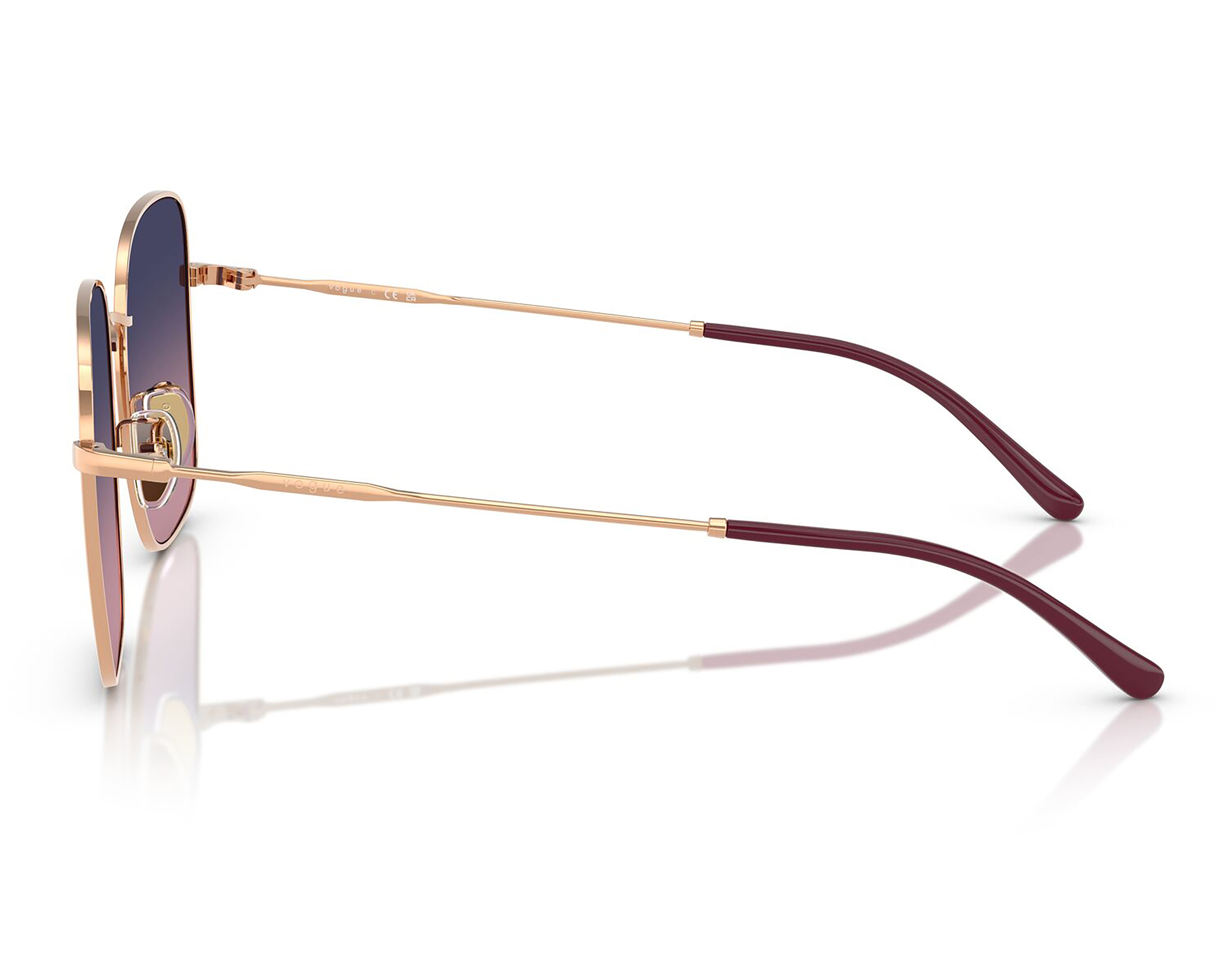 Foto 5 pulgar | Foto 4 | Lentes de Sol para Mujer Vogue Cuadrados Dorados