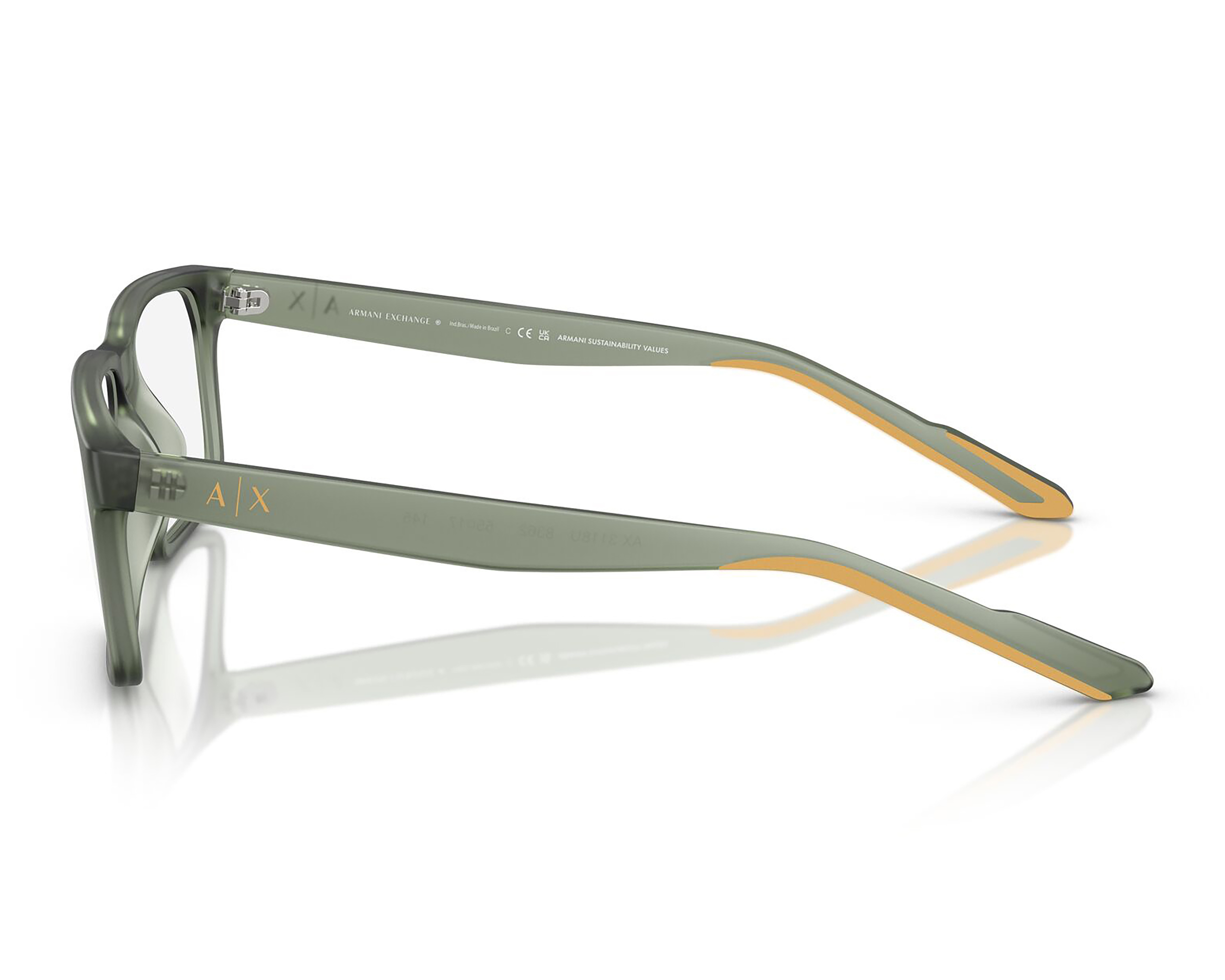 Foto 4 pulgar | Foto 3 | Armazón Oftálmico para Hombre Armani Exchange Rectangular Gris
