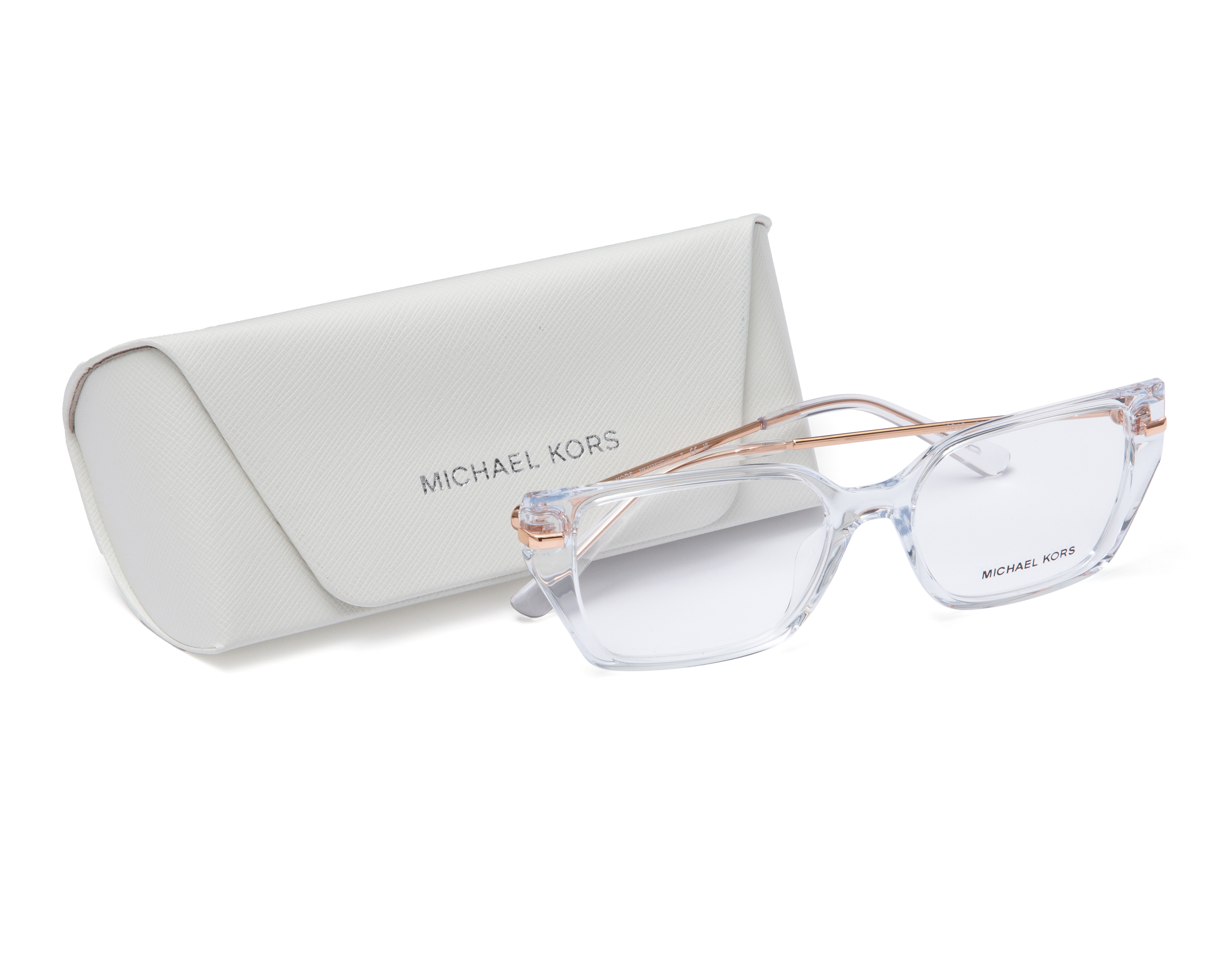 Foto 5 pulgar | Foto 4 | Armazón Oftálmico para Mujer Michael Kors Rectangular Transparente