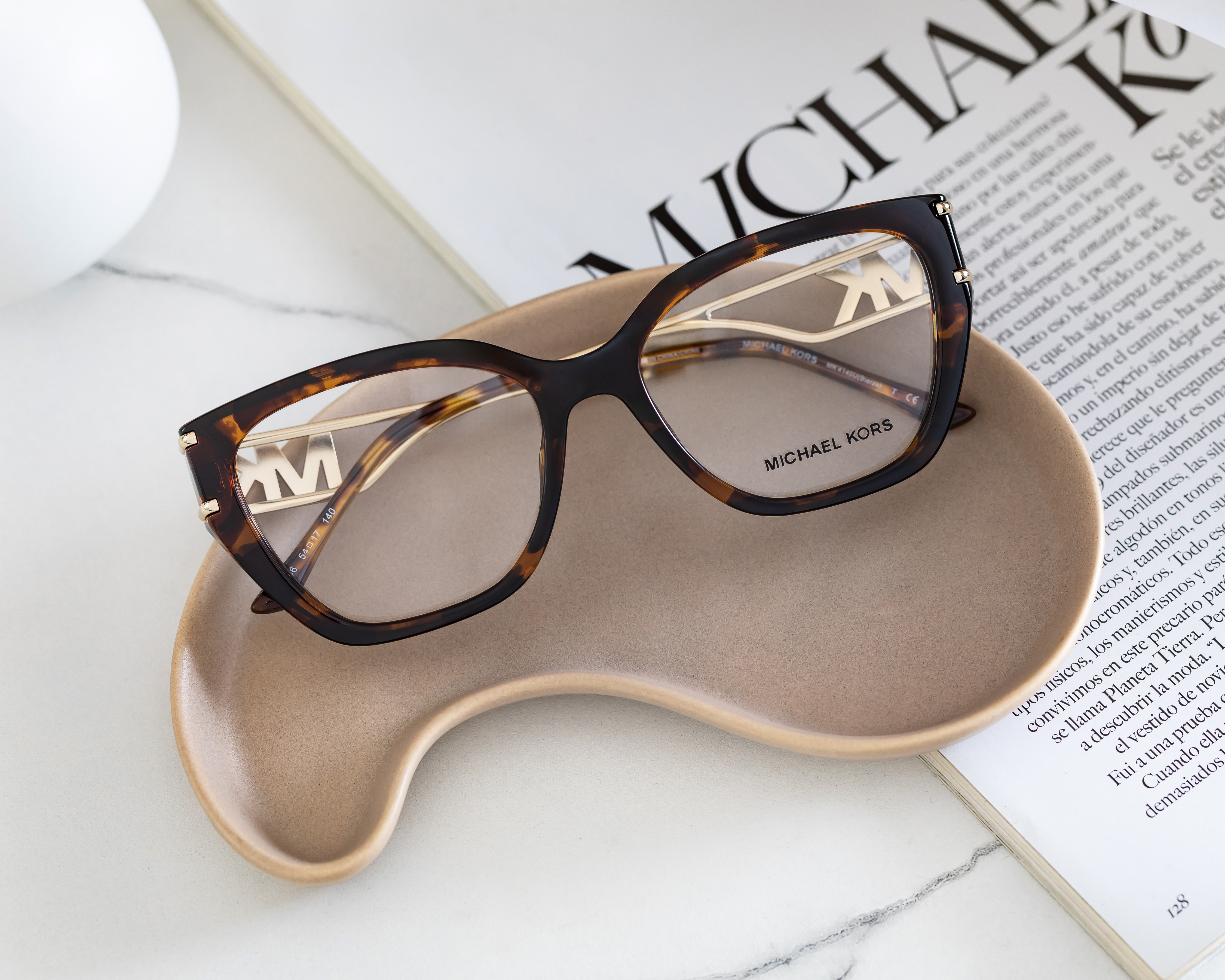 Foto 8 pulgar | Foto 7 | Armazón Oftalmico para Mujer Michael Kors Wayfarer Carey